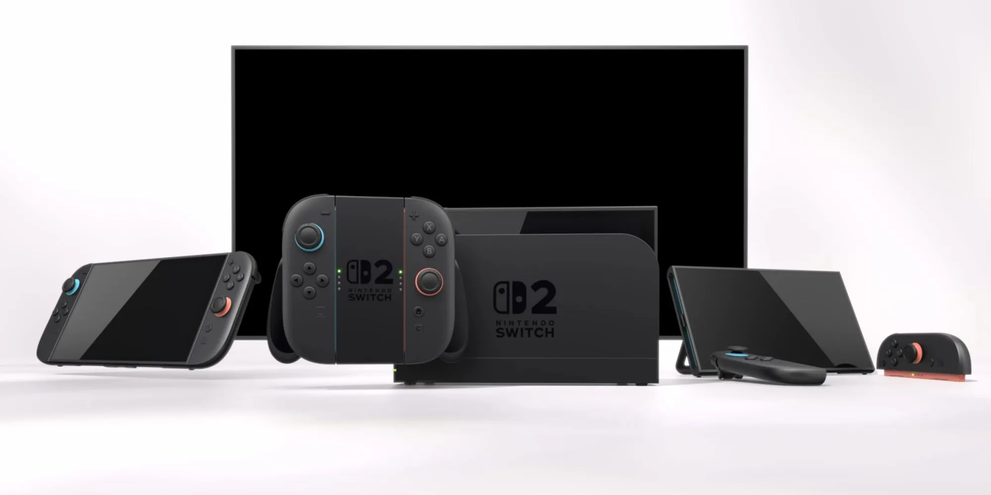 Nintendo Switch 2 hiển thị ở ba chế độ: cầm tay, TV và tabletop mode