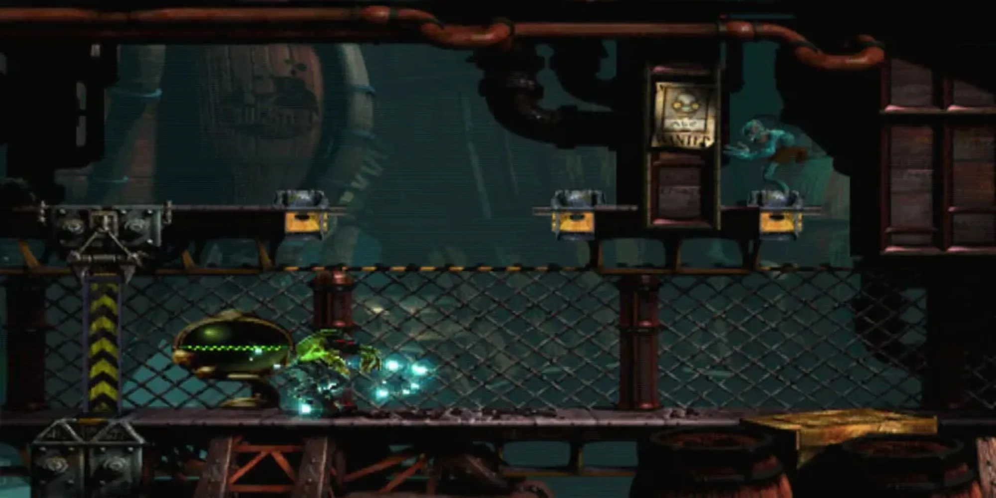 Oddworld Abe's Exoddus - nhân vật Abe trong một màn chơi platform giải đố đầy thử thách