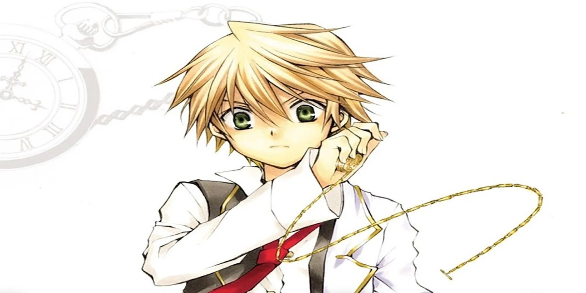 Oz Vessalius trong Pandora Hearts nhìn về phía Abyss