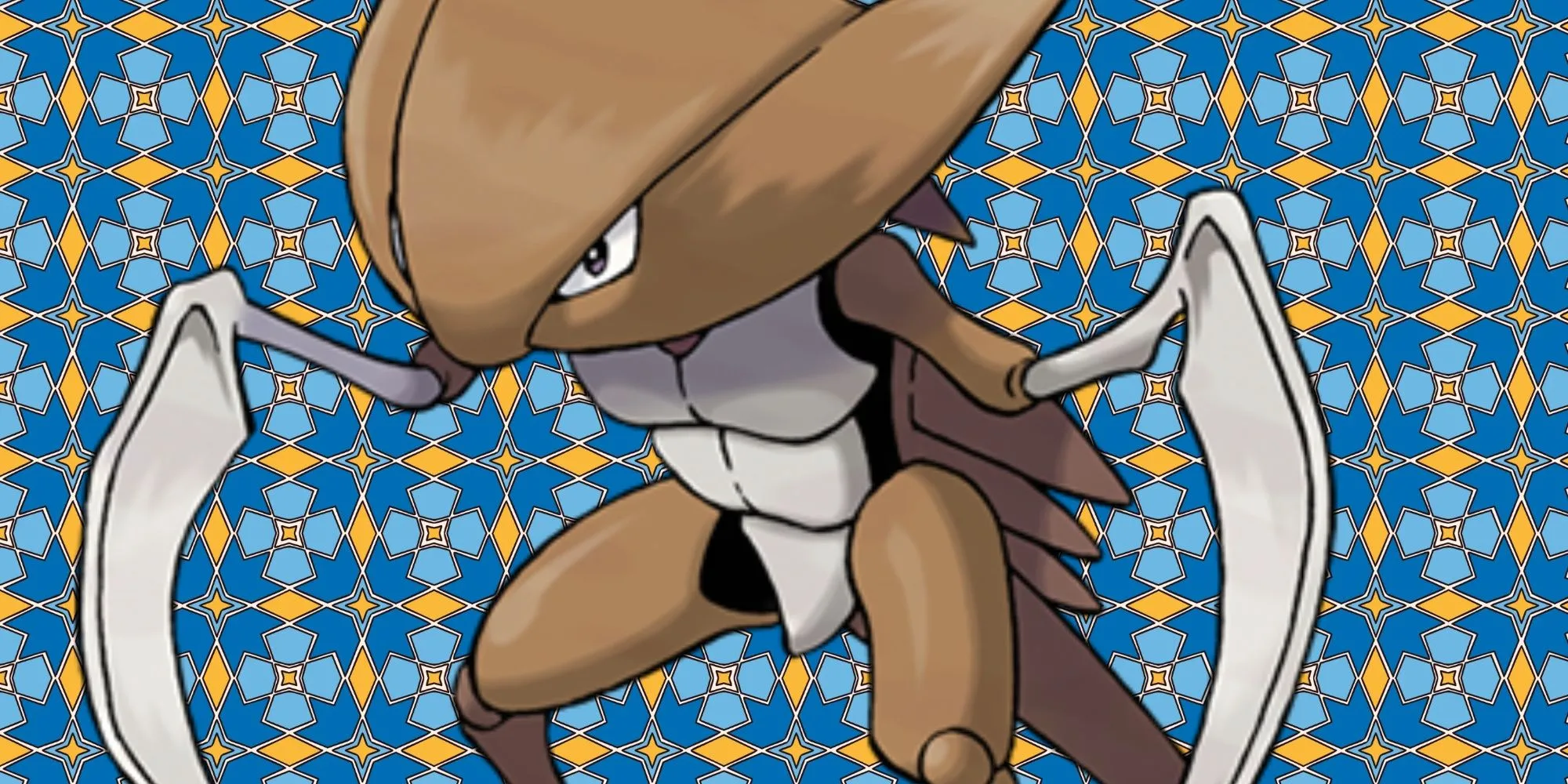 Pokémon Kabutops hệ Đá Nước với cặp lưỡi hái sắc bén