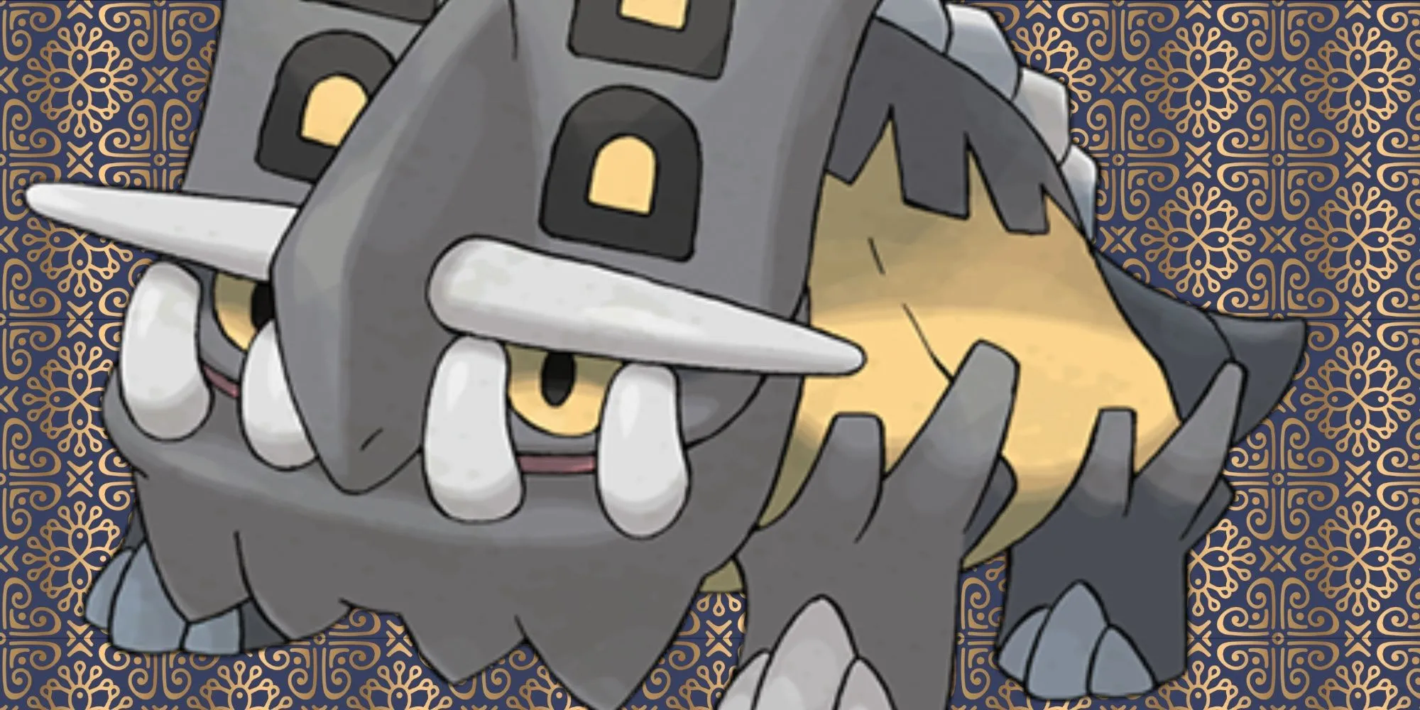 Pokémon khủng long Bastiodon hệ Đá Thép, một pháo đài phòng thủ