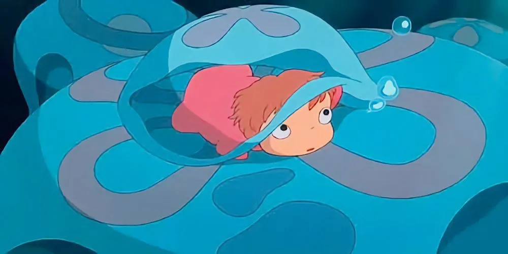 Ponyo, cô bé người cá đáng yêu trong bộ phim anime Ghibli cùng tên