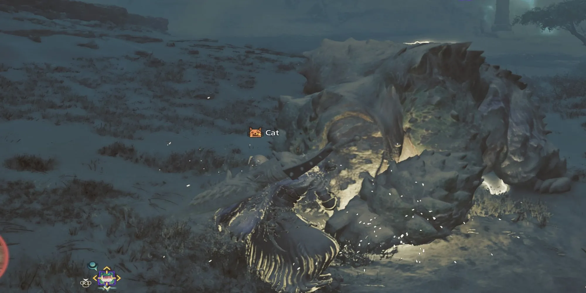 Quái vật Chatacabra bị vô hiệu hóa trong bẫy điện, sẵn sàng cho việc bắt giữ trong Monster Hunter Wilds.