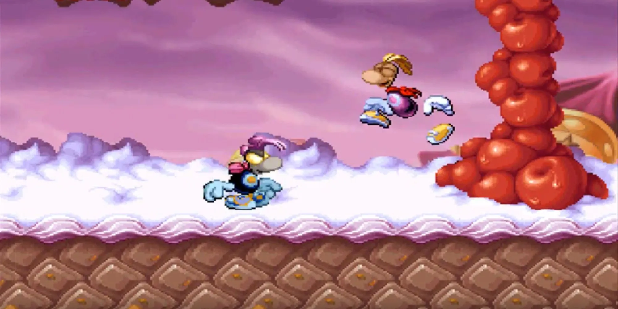 Rayman - nhân vật Rayman trong một thế giới platform 2D đầy màu sắc và thử thách
