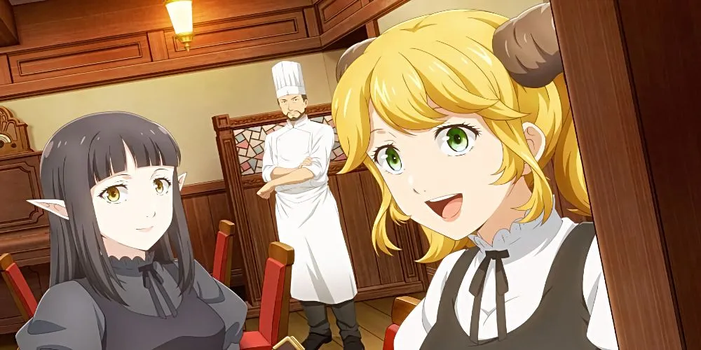 Restaurant To Another World: Kuro và Aletta mỉm cười hạnh phúc bên nhau