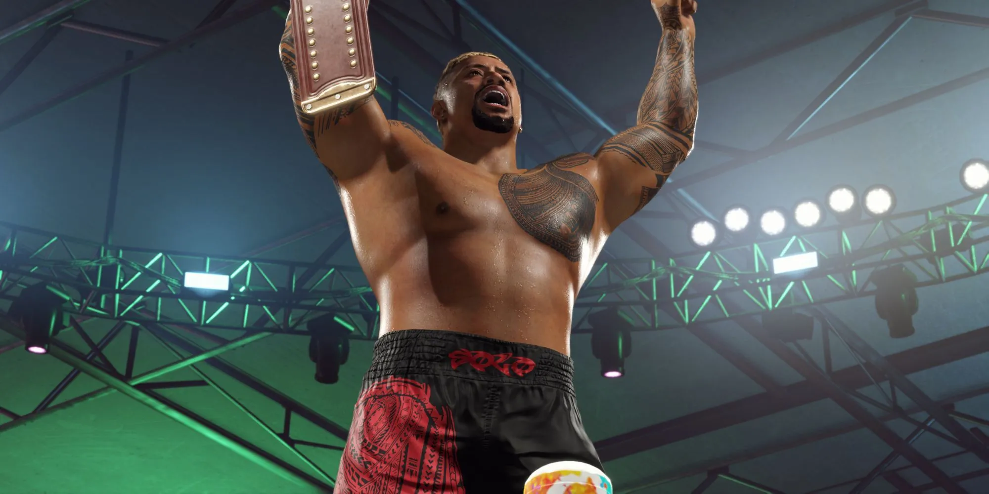 Solo Sikoa trong WWE 2K25 - Thành viên The Bloodline và các mục tiêu trong game