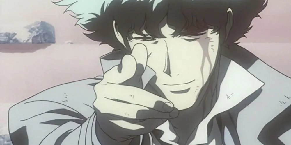 Spike Spiegel từ Cowboy Bebop trong khoảnh khắc cuối cùng đầy biểu tượng