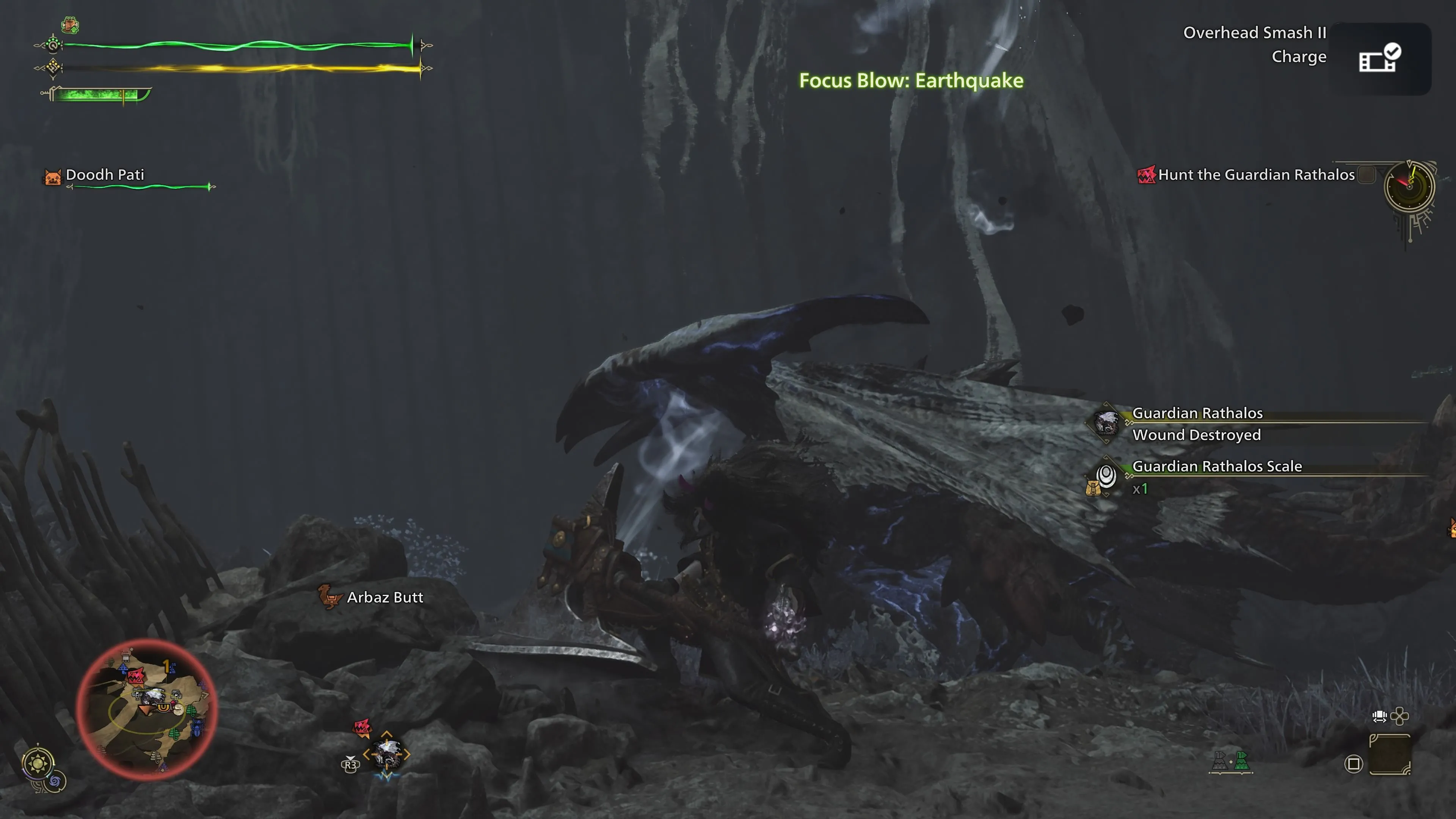 Tạo vết thương quái vật trong Monster Hunter Wilds để nhận thêm nguyên liệu hiếm