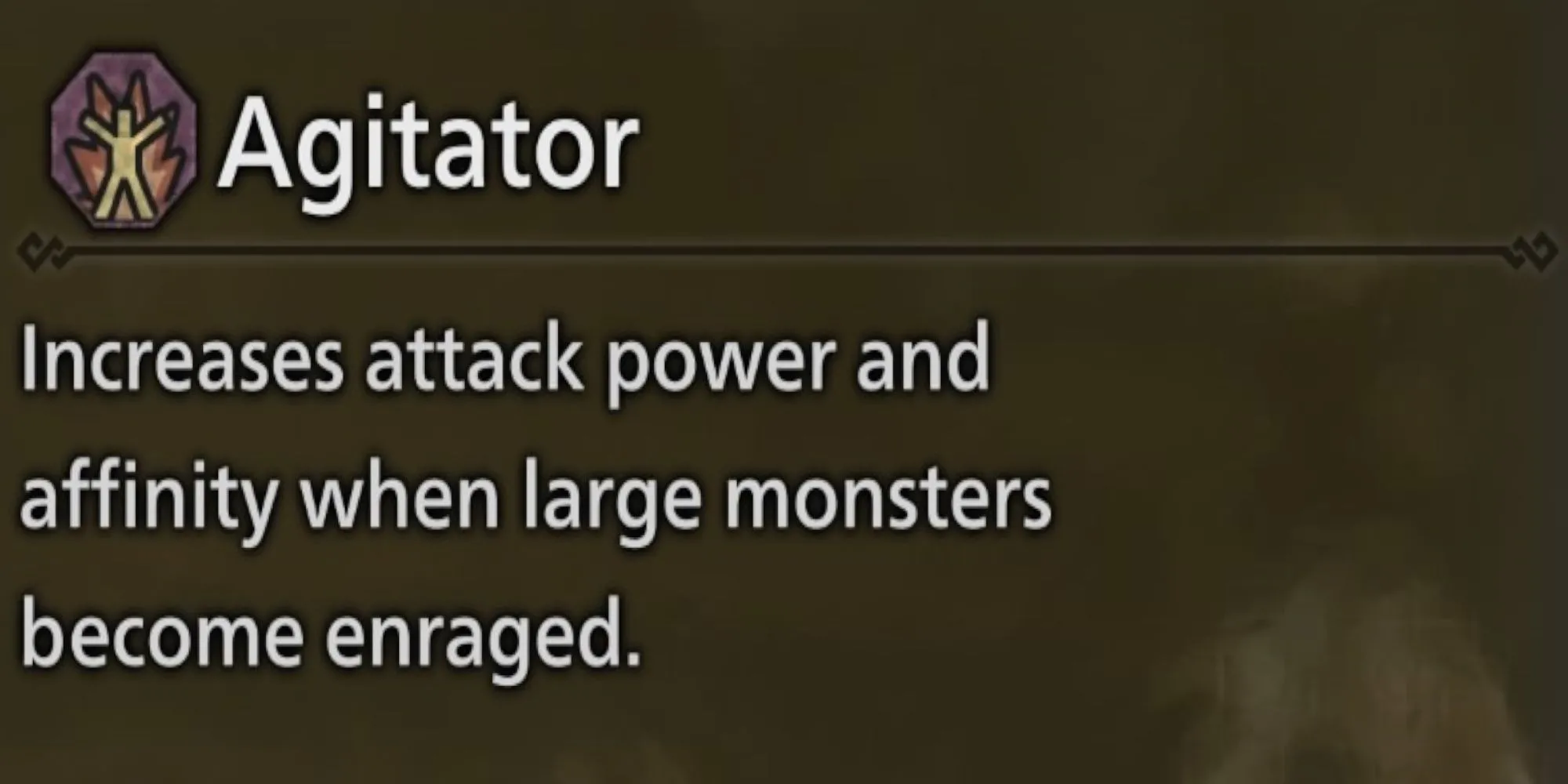 Thợ săn được tăng sức mạnh khi quái vật nổi giận nhờ kỹ năng Agitator trong Monster Hunter Wilds