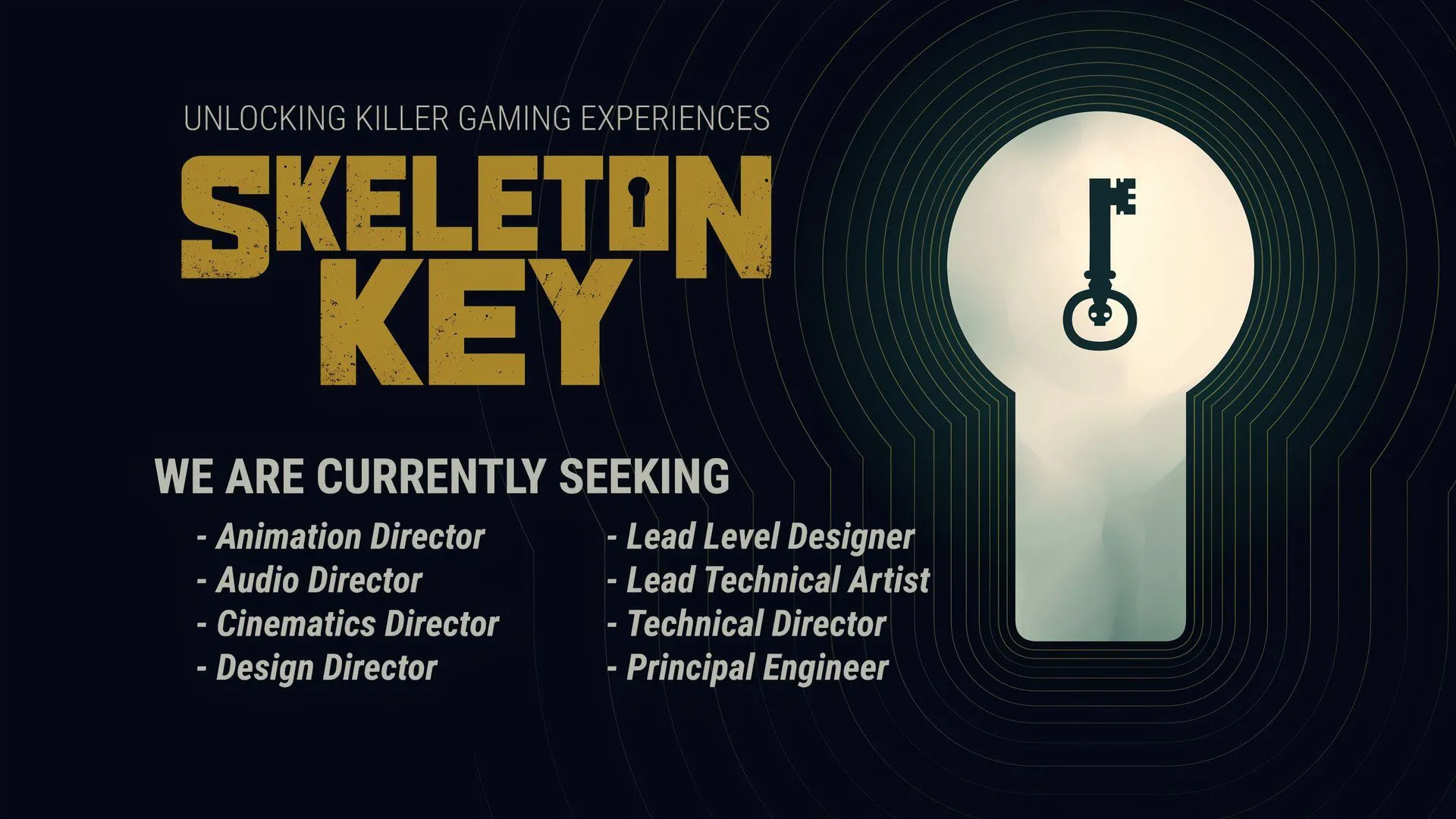 Thông báo tìm việc của Christian Dailey sau khi dự án game tại Skeleton Key Studio bị hủy