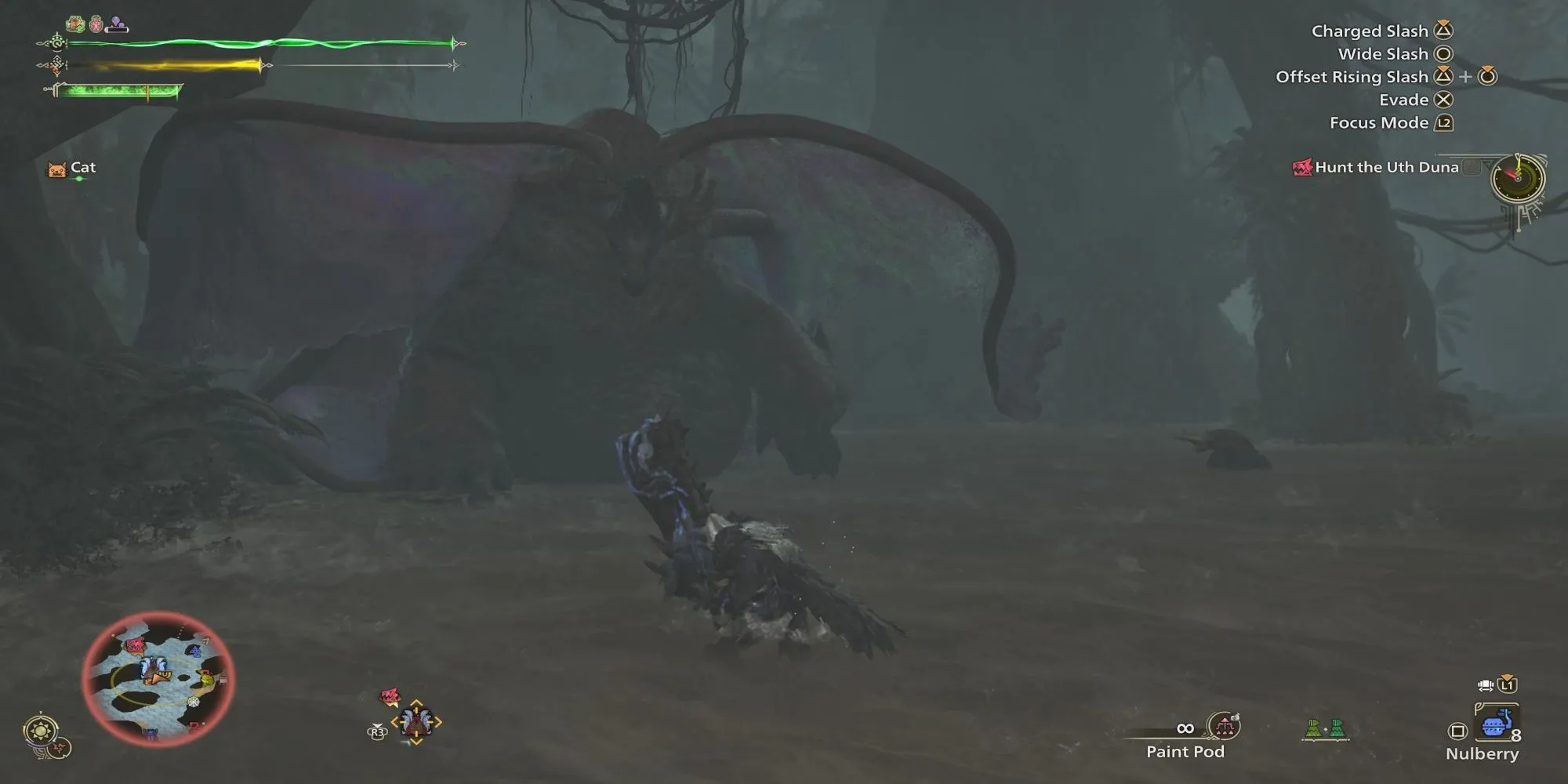 Uth Duna, quái vật khổng lồ đang di chuyển chậm chạp trong Monster Hunter Wilds.