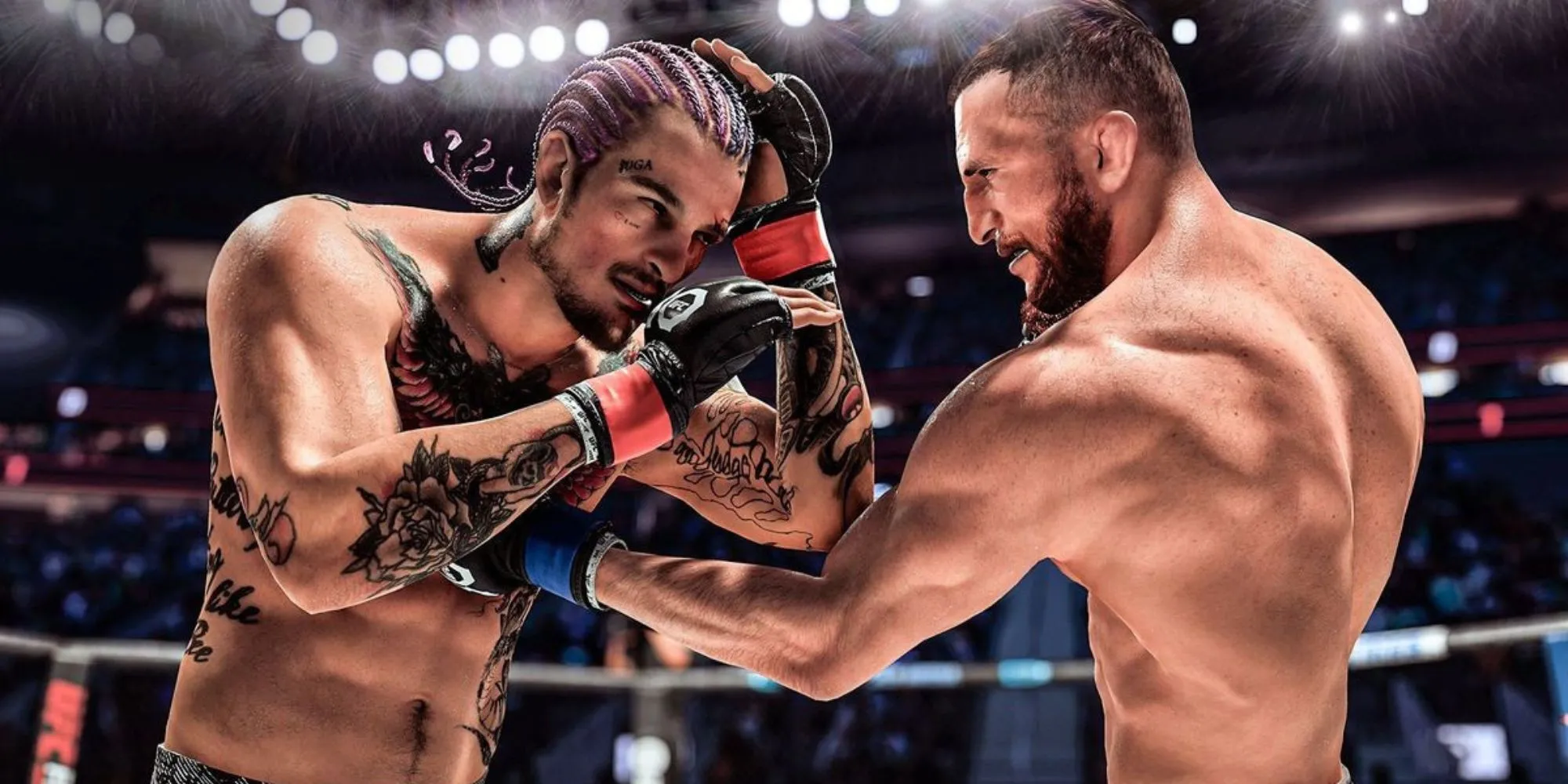 Võ sĩ Sean O'Malley trong game UFC 5 tung đòn
