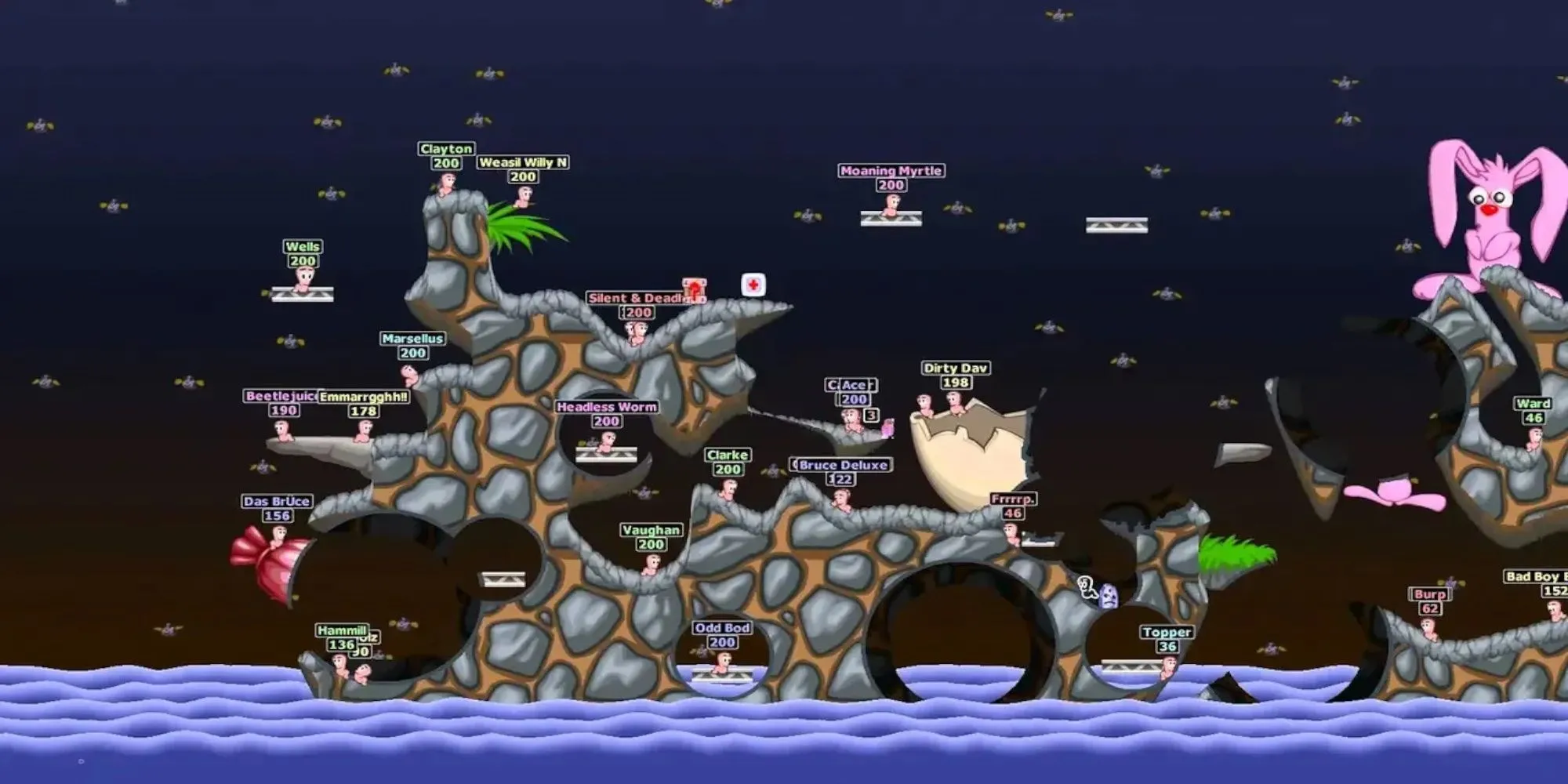 Worms World Party - những chú sâu quen thuộc trong một trận chiến chiến thuật đầy hài hước