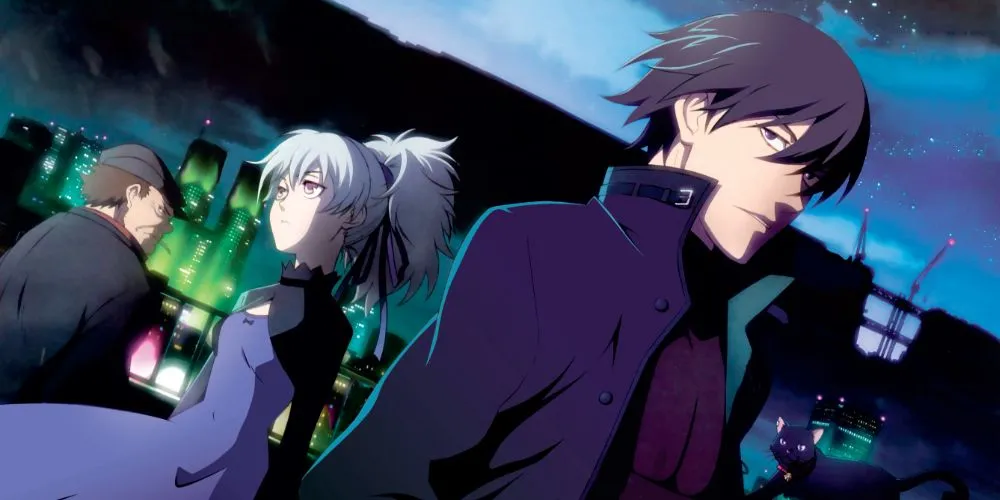 Yin và Hei trong Darker than Black với phong cách u ám đặc trưng