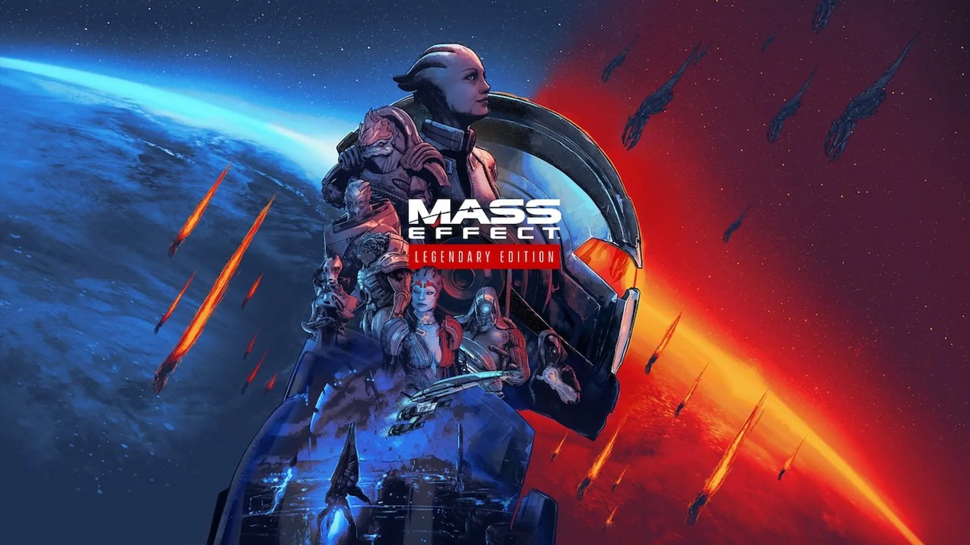 Ảnh bìa bộ ba game hành động nhập vai Mass Effect Trilogy