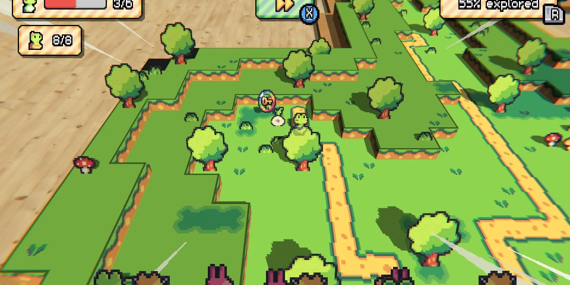 Ảnh demo Paper Animal Adventure, khám phá thế giới trong game ARPG giấy
