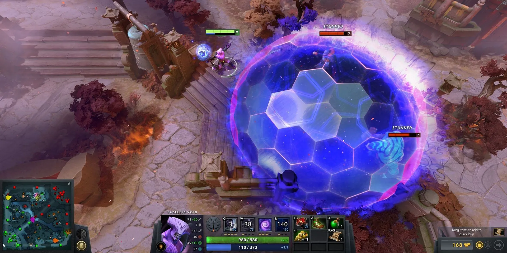 Bản đồ chiến đấu của game MOBA Dota 2