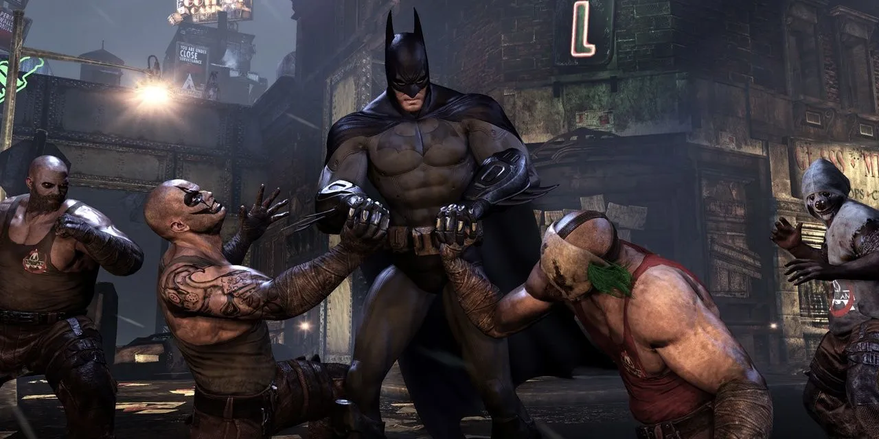 Batman: Arkham City - Batman phản đòn đồng thời nhiều kẻ địch