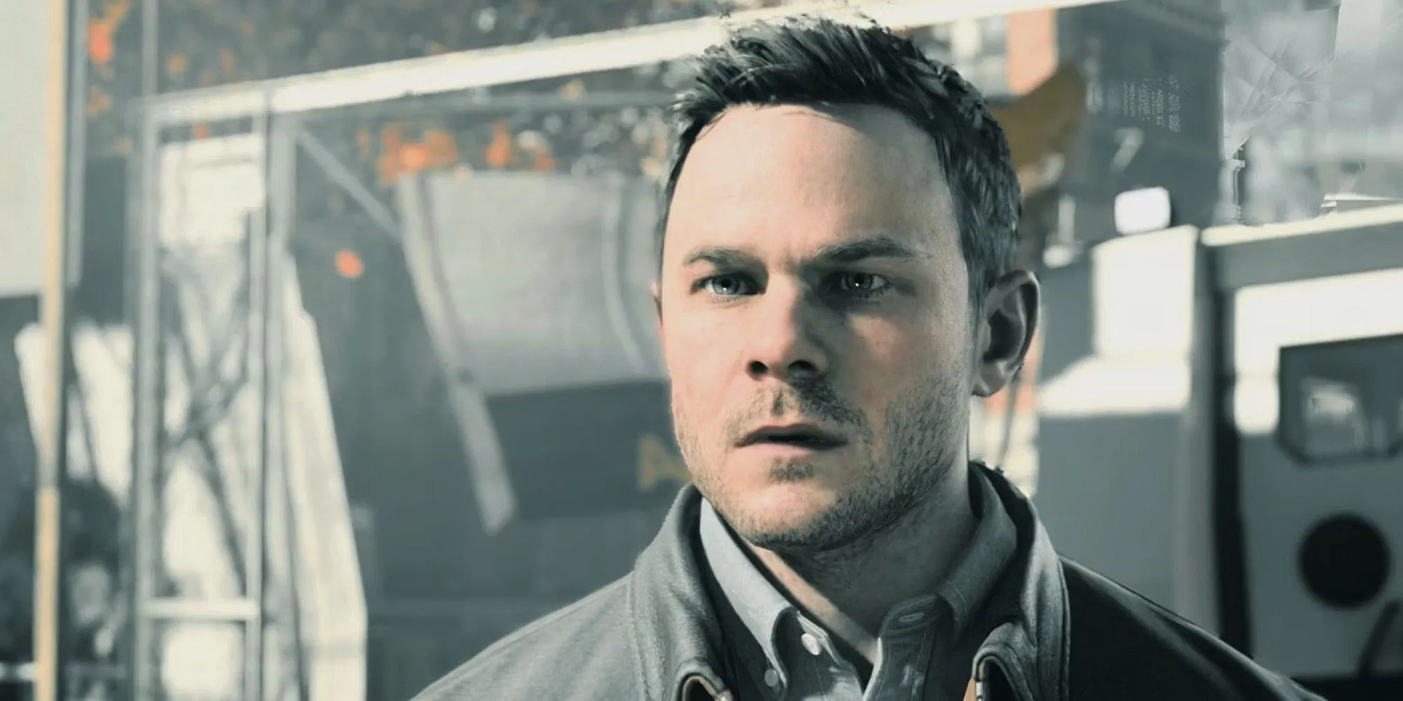 Cận cảnh nhân vật chính Jack Joyce trong Quantum Break do Shawn Ashmore thủ vai