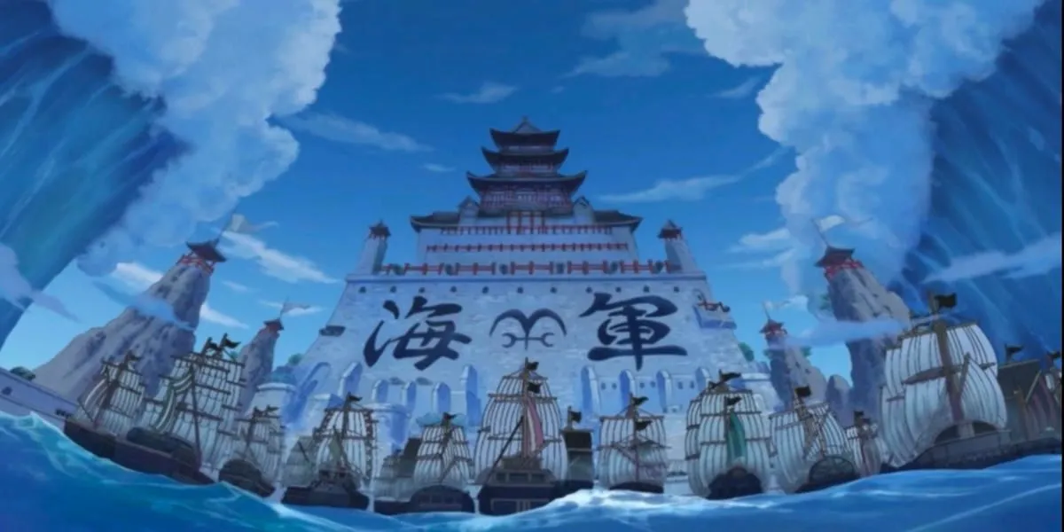 Căn cứ Hải quân Marineford hùng vĩ trong thế giới One Piece