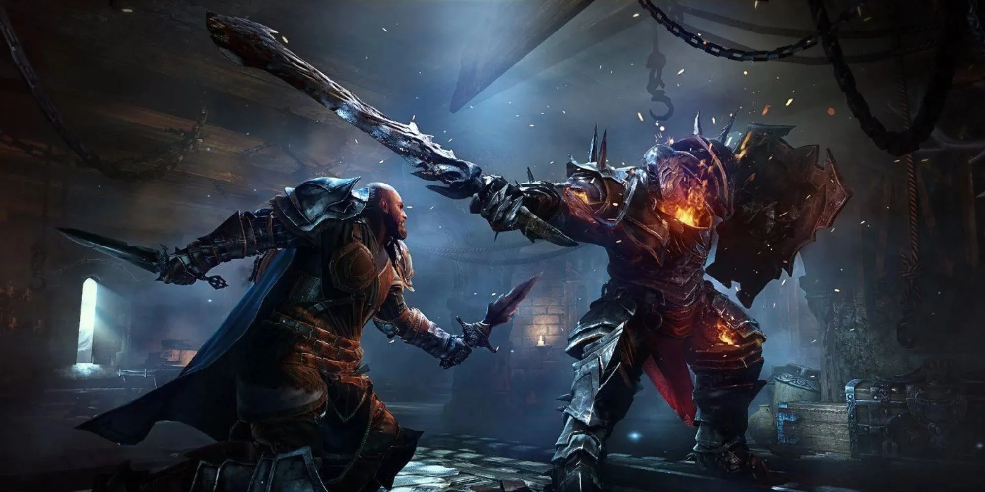 Cảnh chiến đấu trong game Lords of the Fallen 2014