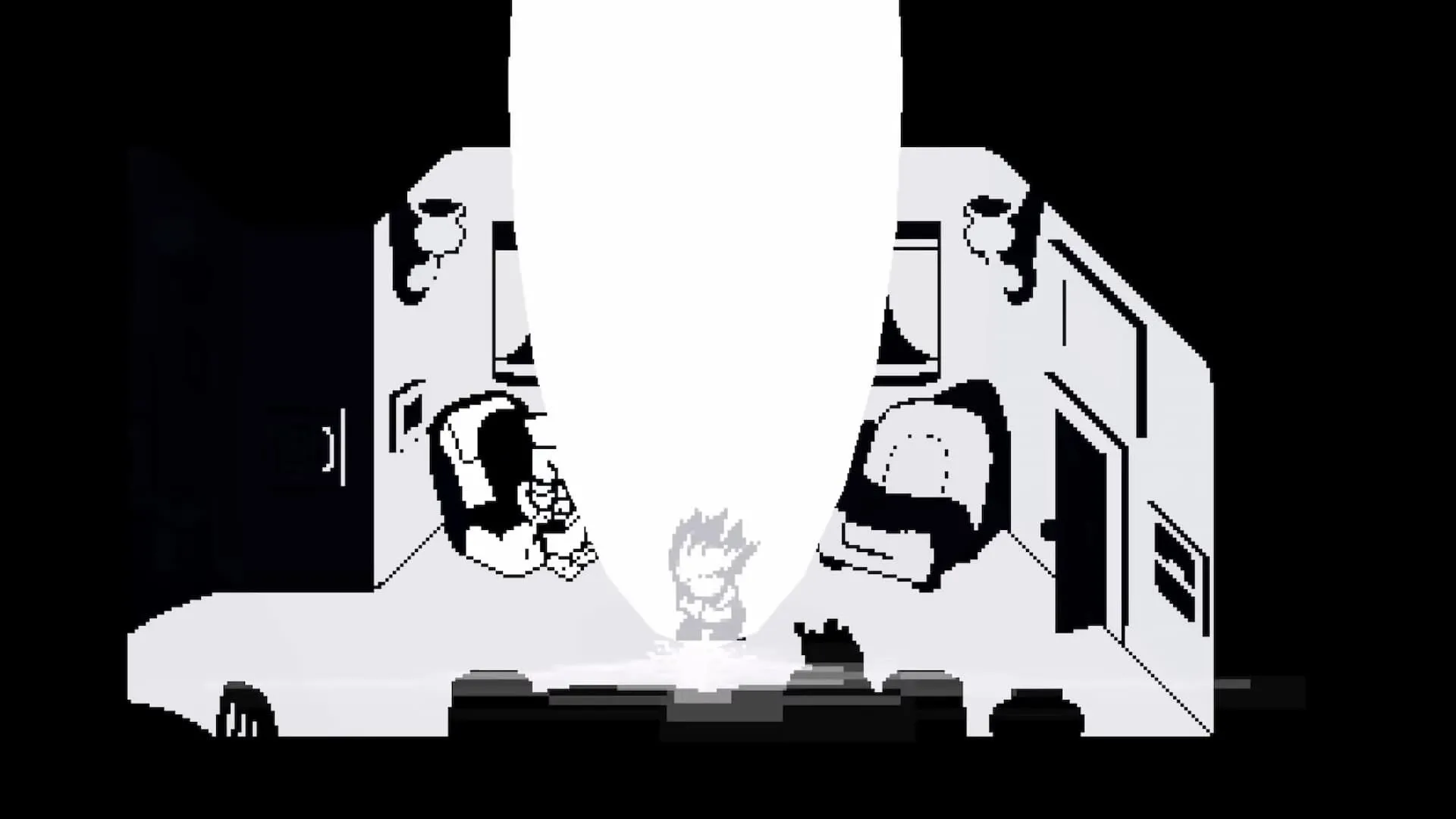 Cảnh kết thúc Deltarune Chapter 2, Kris mở ra Suối nguồn Hắc ám, làm dấy lên nghi vấn về danh tính Hiệp sĩ Gầm vang