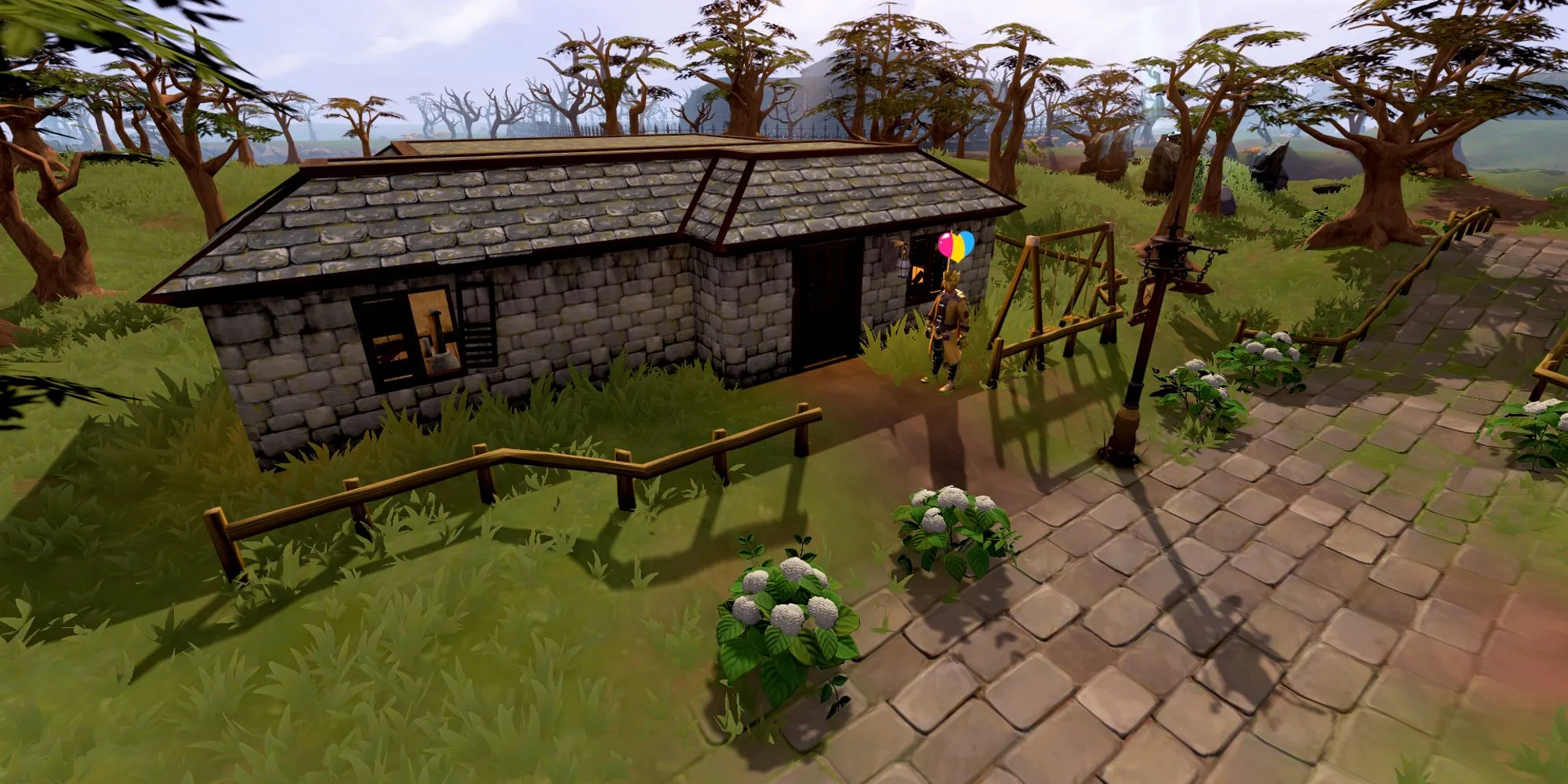 Cảnh quan hoặc nhân vật tại sự kiện Pride Month 2024 trong RuneScape