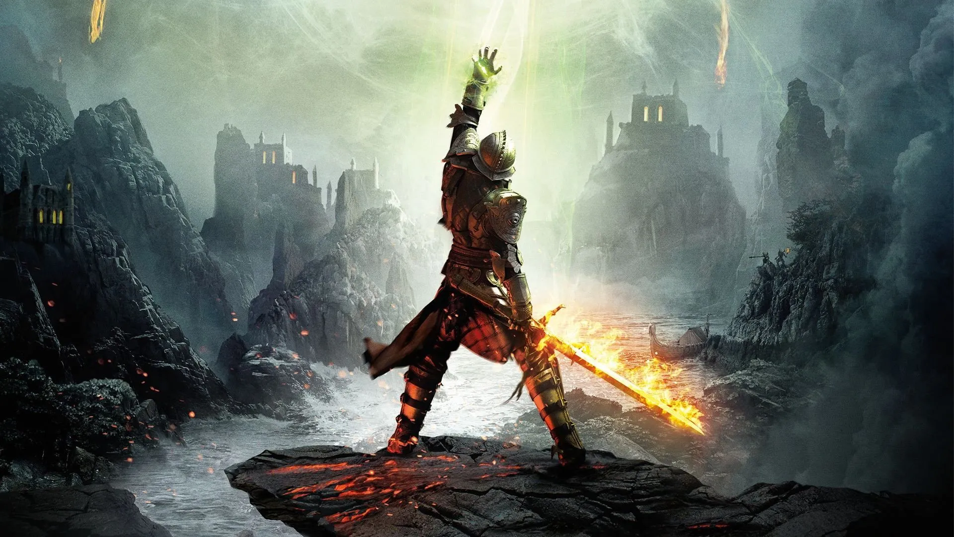 Cảnh quan rộng lớn trong game nhập vai thế giới mở Dragon Age Inquisition