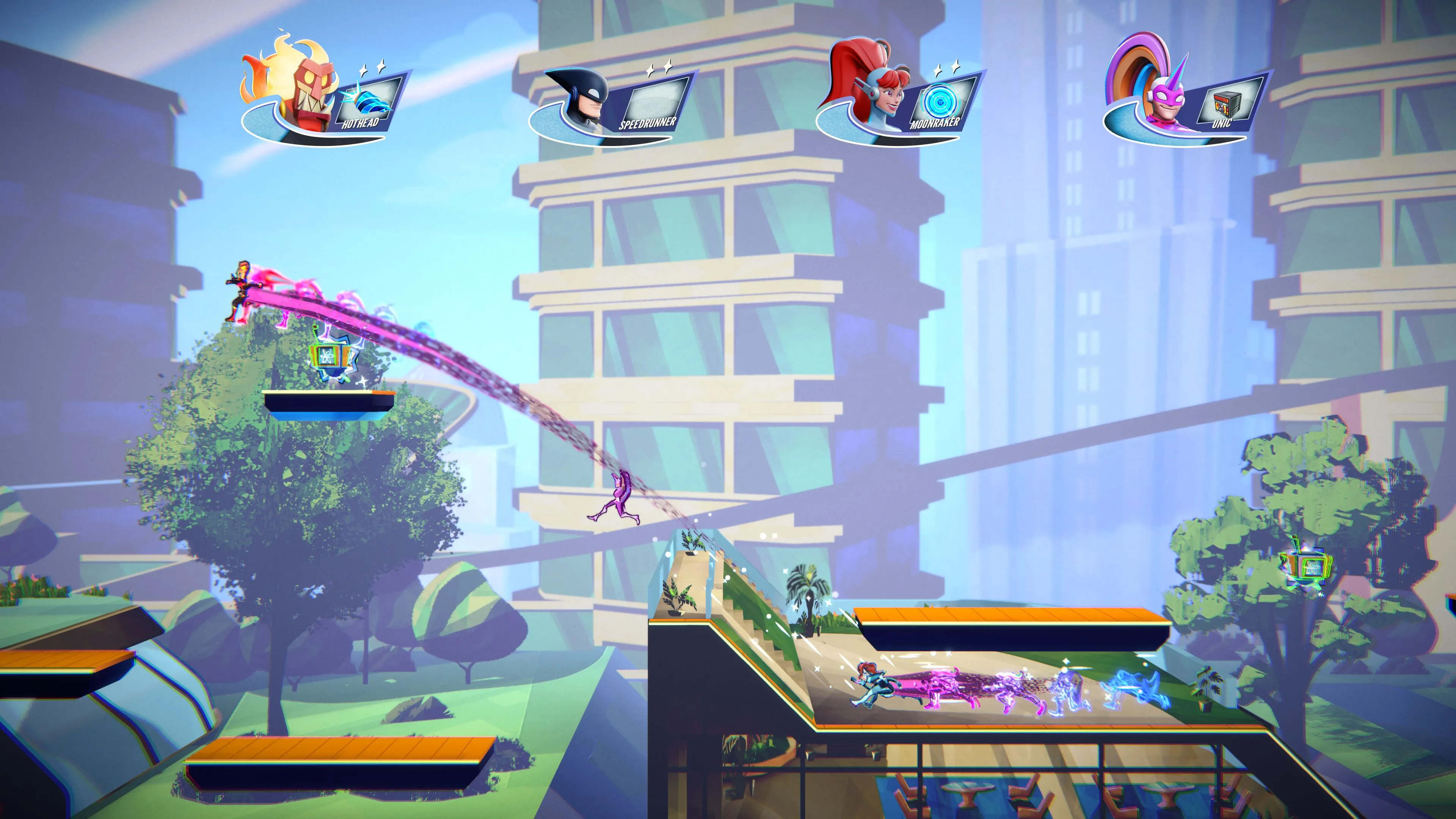 Chế độ giải đấu 64 người chơi trong SpeedRunners 2
