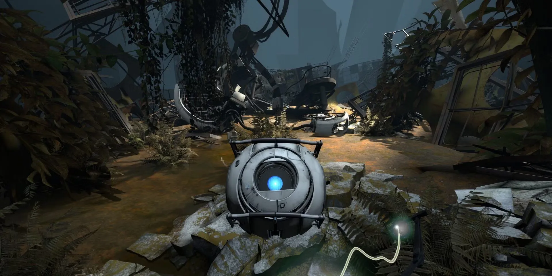 Chell và Wheatley trong Portal 2