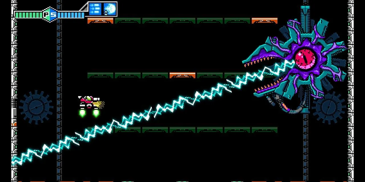 Chiến đấu với Central Gear trong Blaster Master Zero