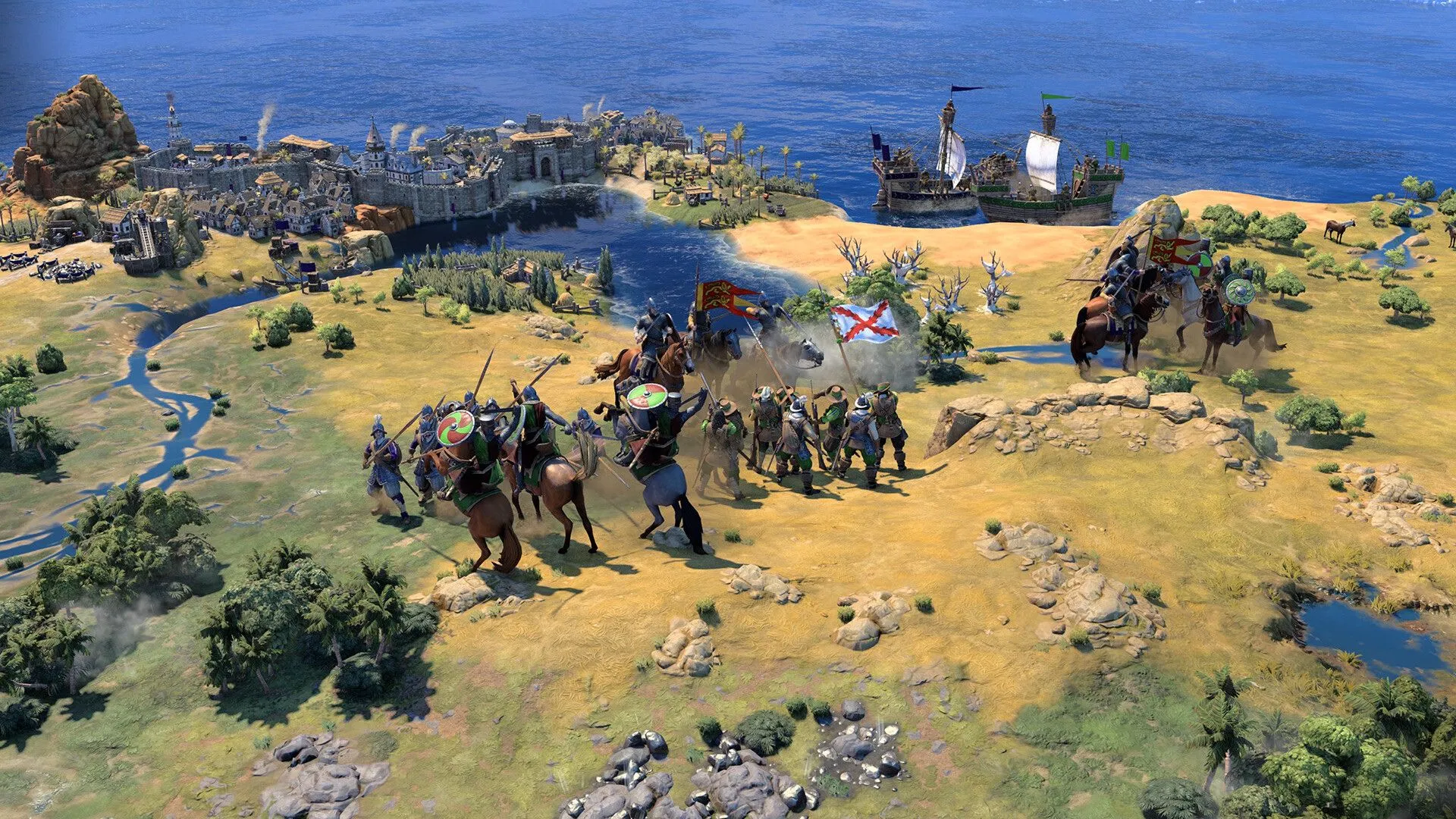 Civilization 7 - Ảnh báo chí 3: Giao diện xây dựng thành phố và các công trình