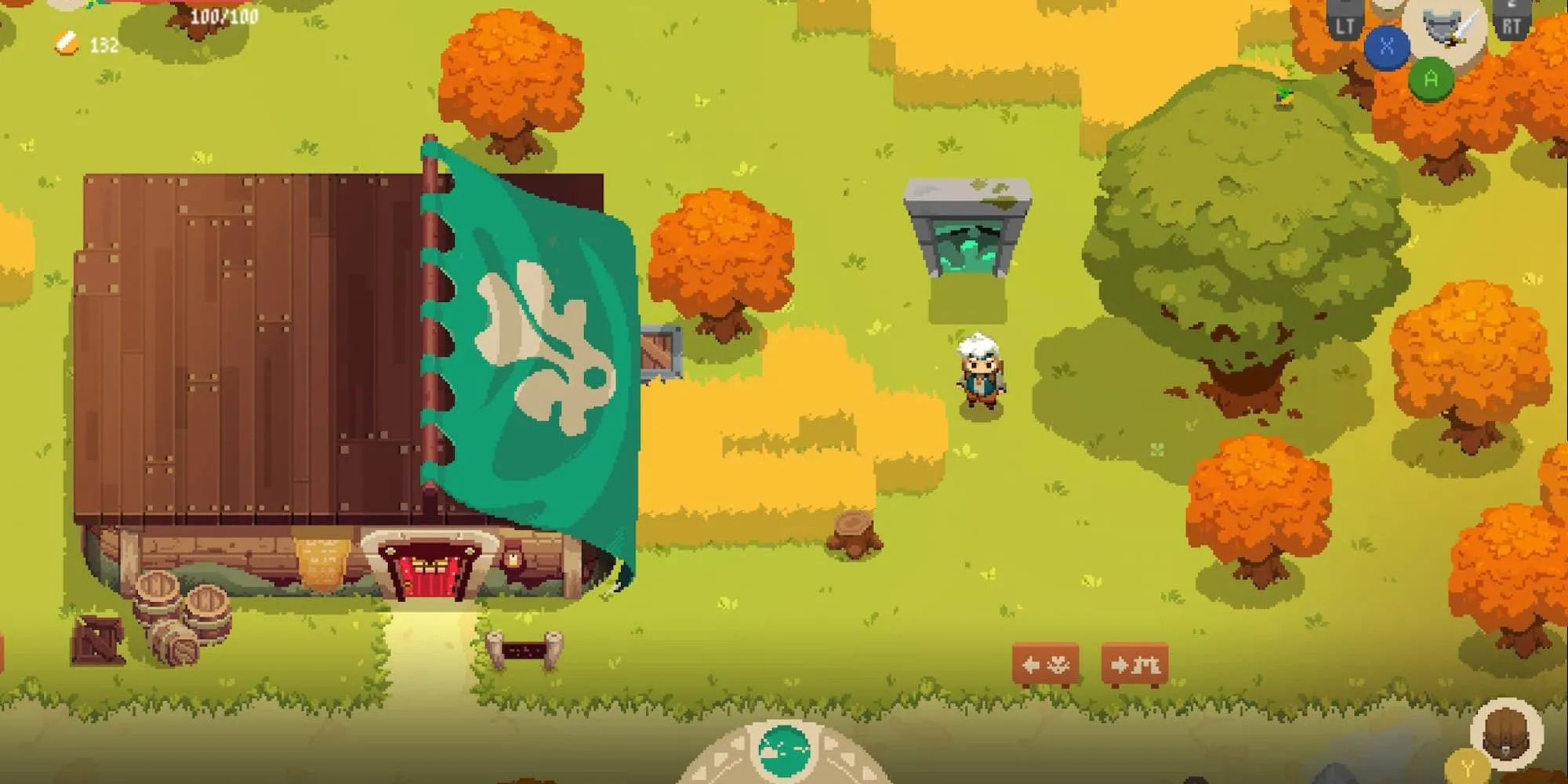 Cửa hàng của Will và Cổng hầm ngục trong Moonlighter