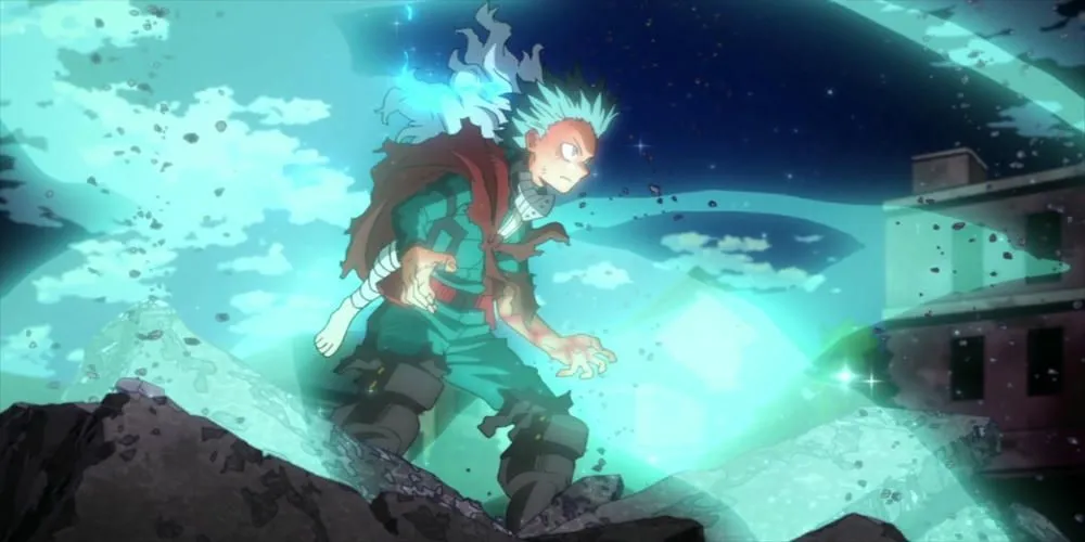 Deku sử dụng Full Cowl 100% thể hiện tốc độ đáng kinh ngạc trong My Hero Academia