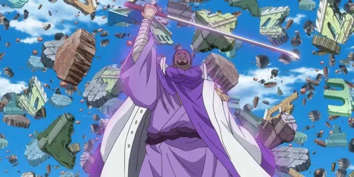 Đô đốc Fujitora sử dụng năng lực Trái Ác Quỷ trong One Piece
