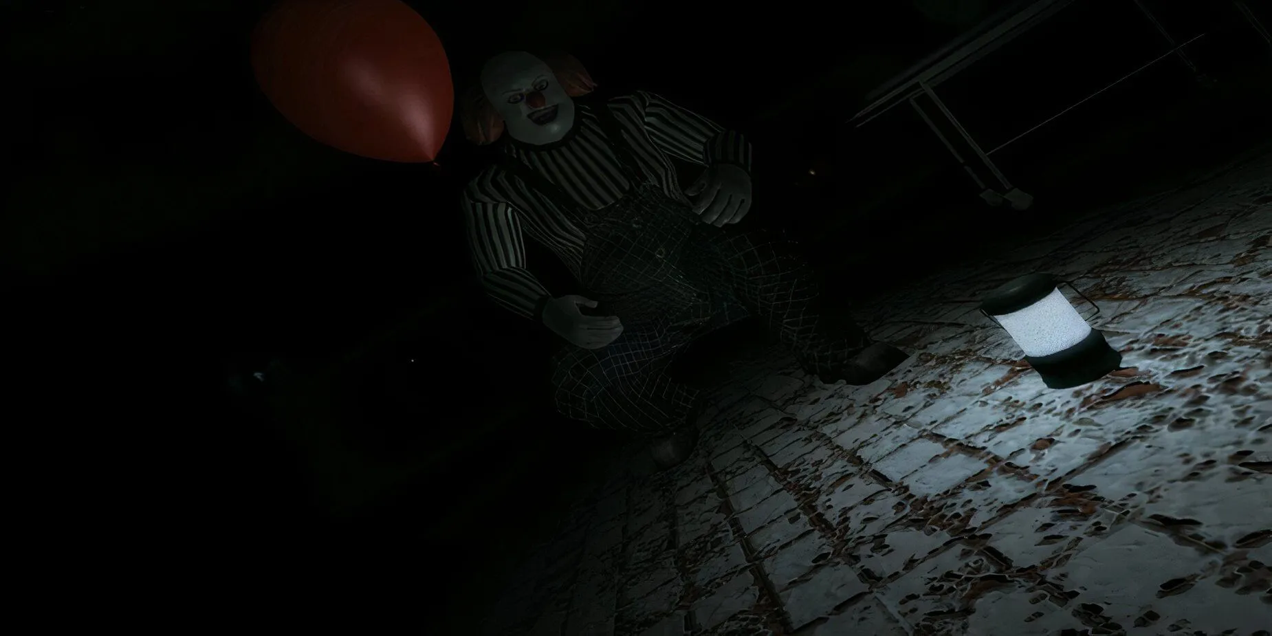 Fear Of Clowns Gameplay Clown With Red Balloon
