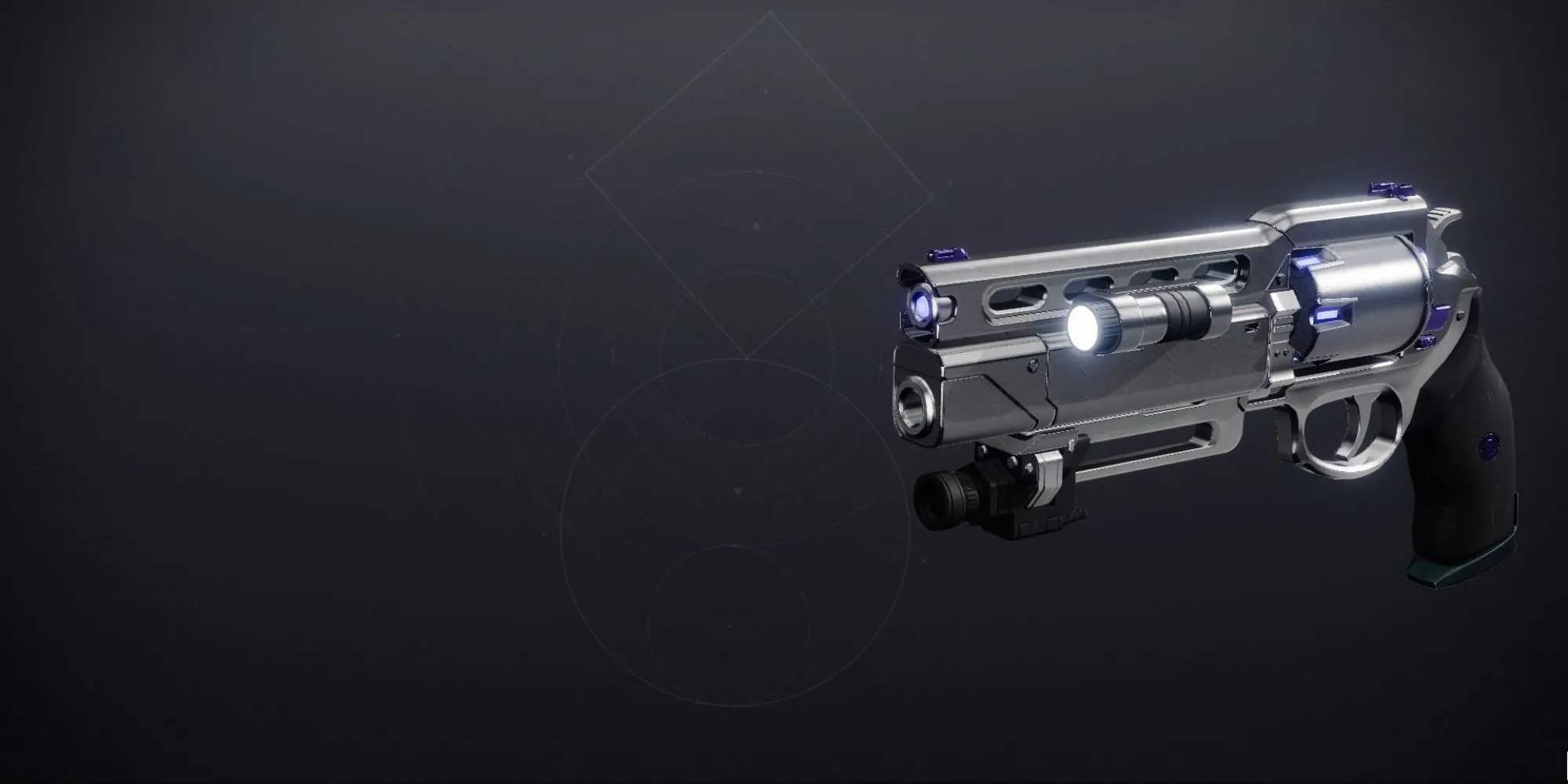 Hand Cannon Fatebringer trong game Destiny 2 với hiệu ứng lửa đặc trưng