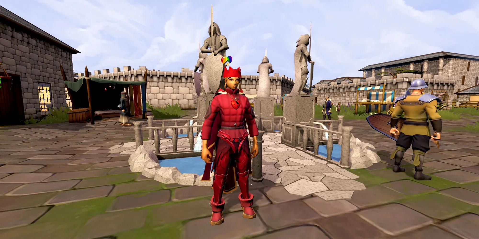 Hiệu ứng mưa cầu vồng trong sự kiện Pride Month 2024 của RuneScape