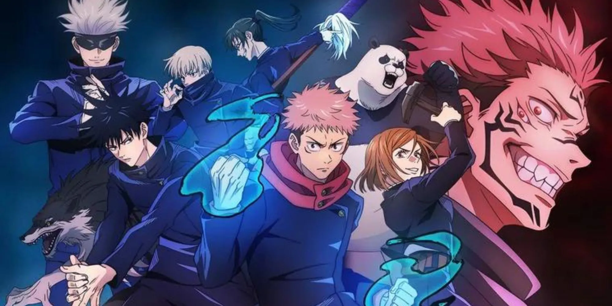 Hình ảnh chủ đạo của anime Jujutsu Kaisen nổi tiếng với đồ họa hành động đỉnh cao