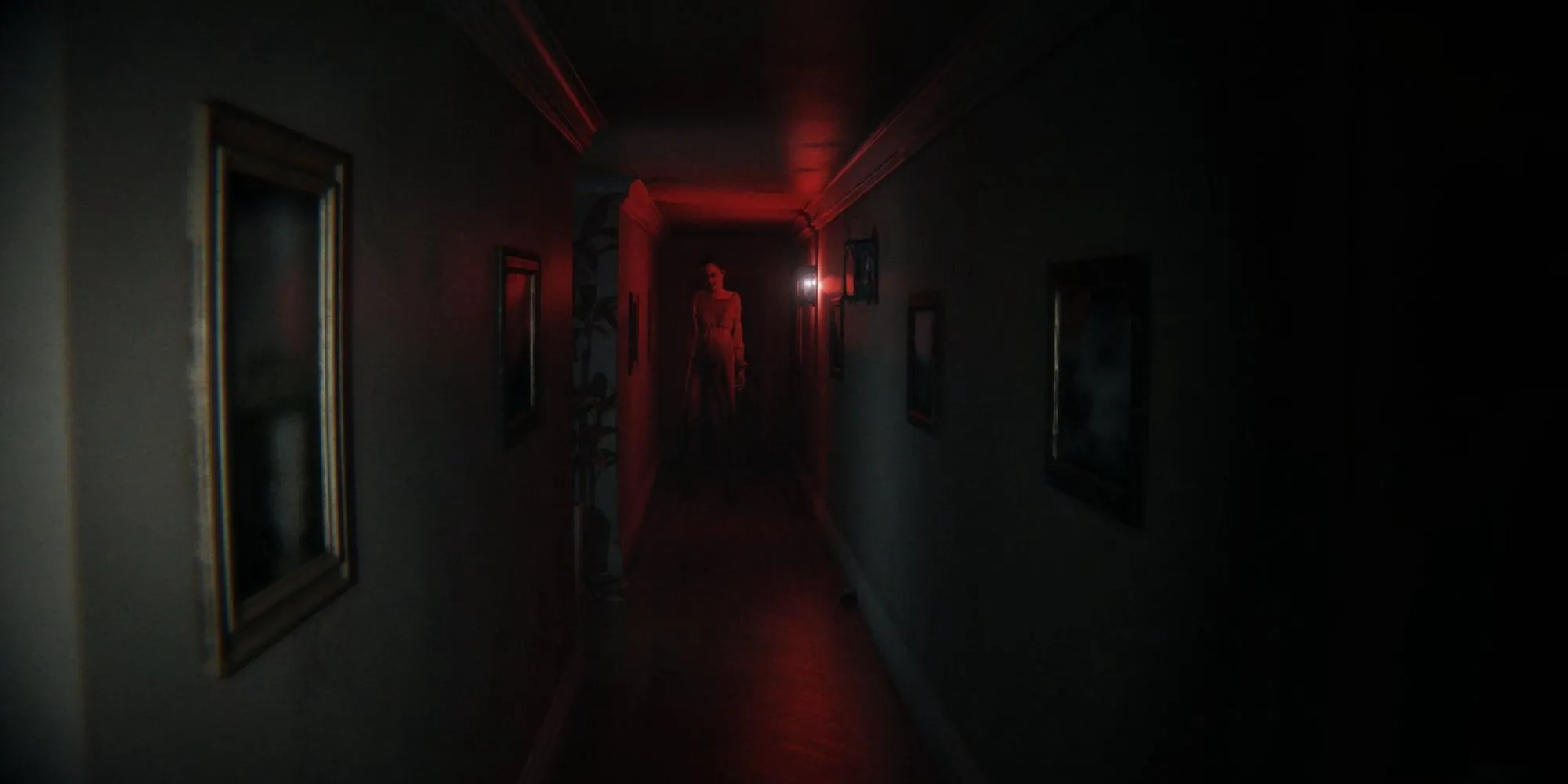 Hình ảnh hành lang rùng rợn trong P.T., bản chơi thử của Silent Hills.