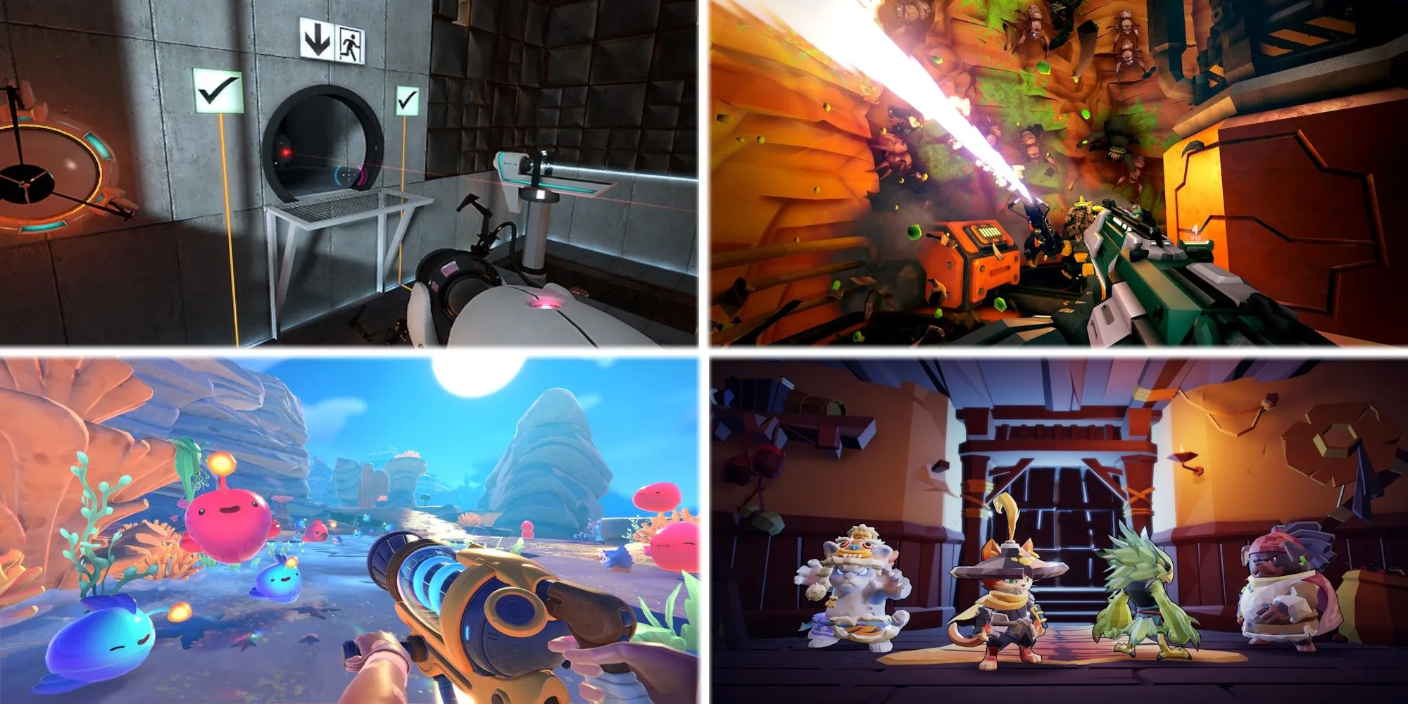 Hình ảnh minh họa đa dạng các tựa game FPS, làm nền cho bài viết về thể loại bắn súng.