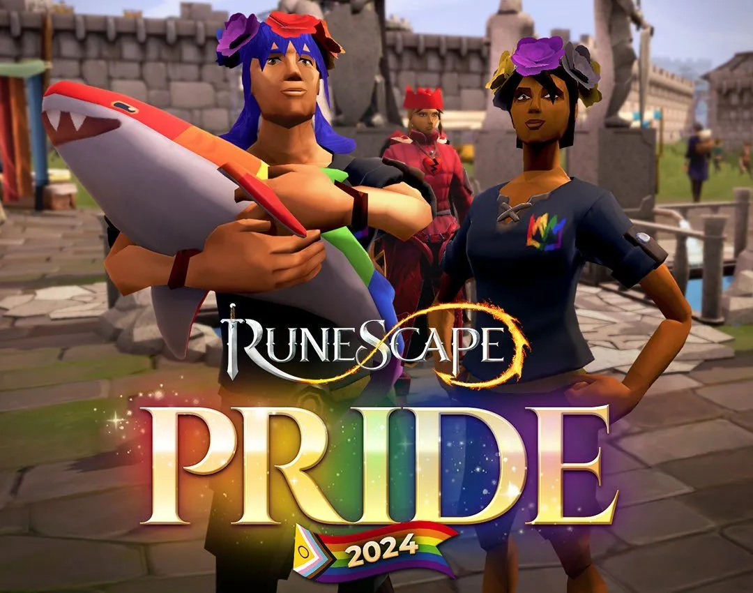 Hình ảnh quảng bá sự kiện Pride Month 2024 của game RuneScape