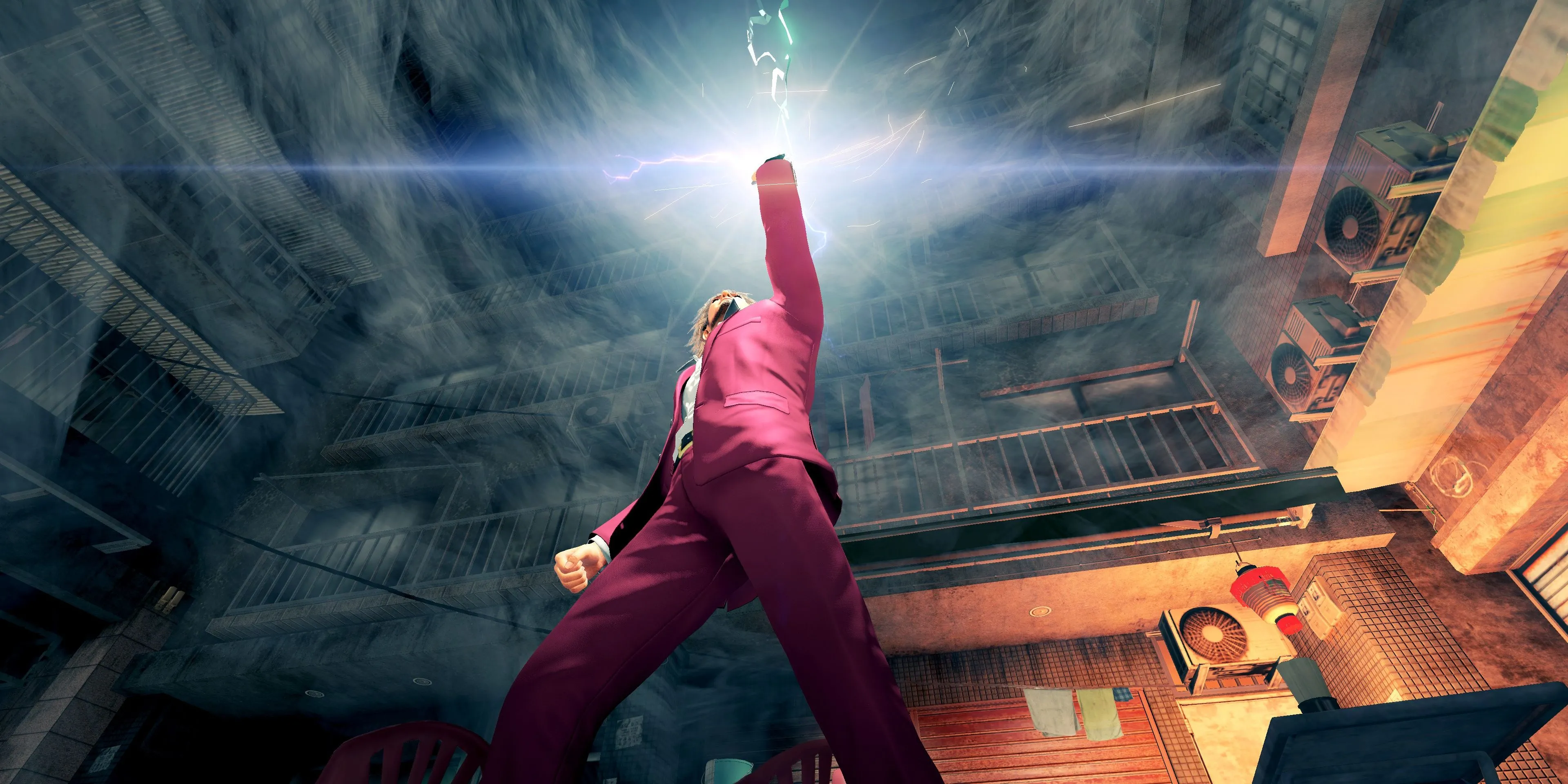 Ichiban sử dụng chiêu thức triệu hồi trong Yakuza Like a Dragon