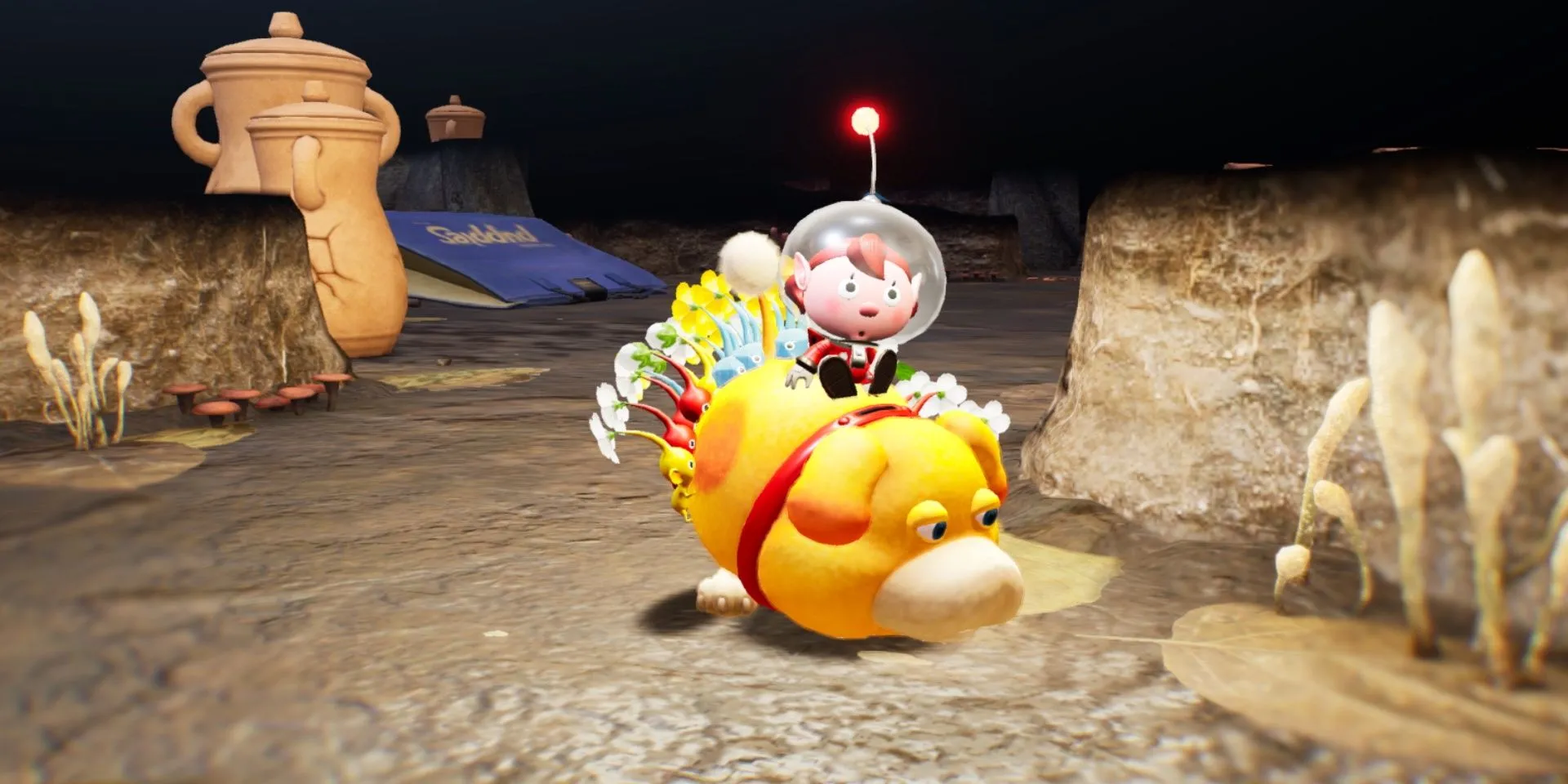 Khám phá hành tinh mới cùng Oatchi, chú chó cứu hộ đa năng trong game chiến thuật Pikmin 4