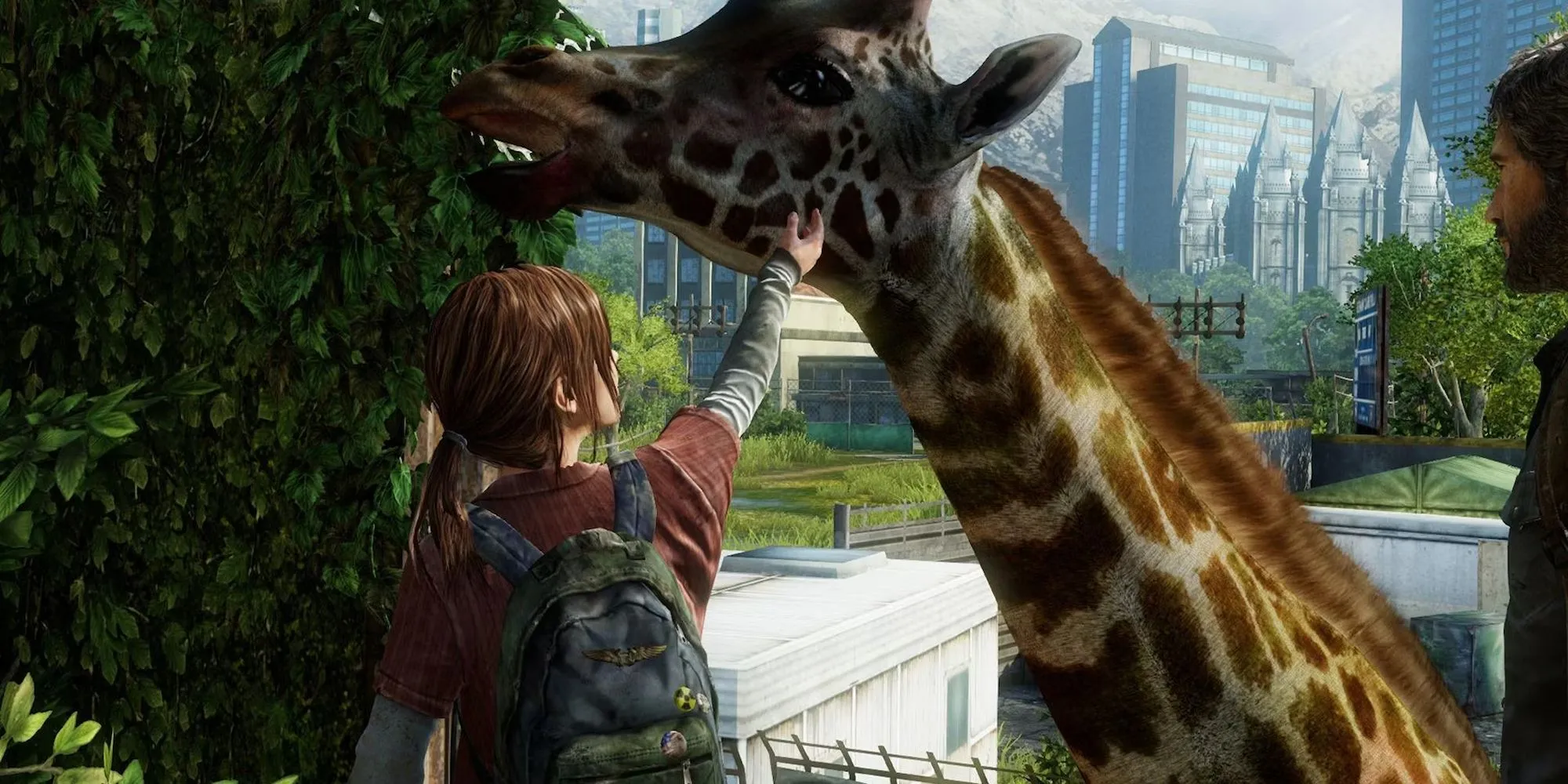 Khoảnh khắc cảm động Joel và Ellie ngắm hươu cao cổ trong The Last of Us
