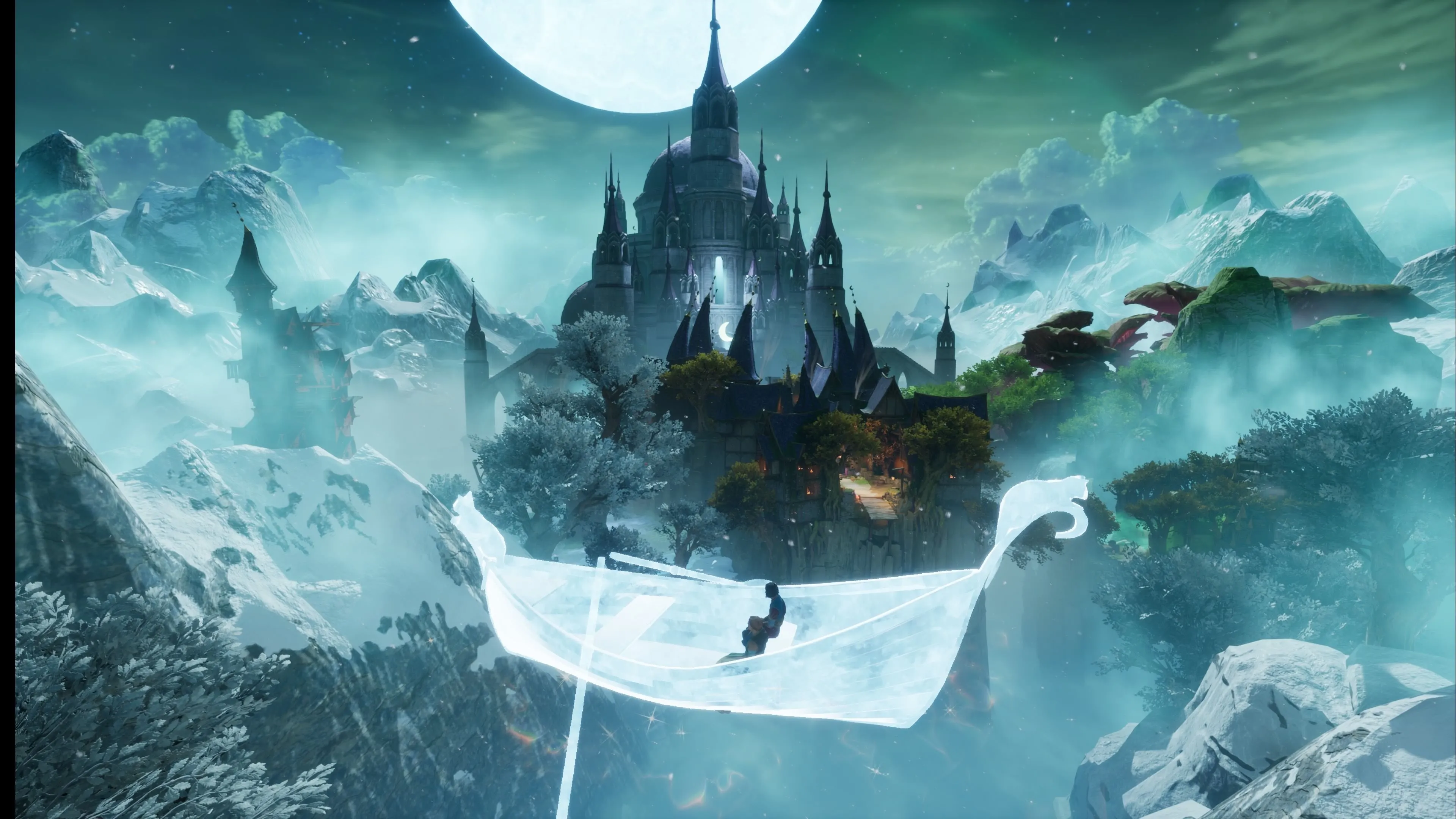 Khu chợ đêm kỳ ảo với mèo và phép thuật trong side story Moon Market game Split Fiction