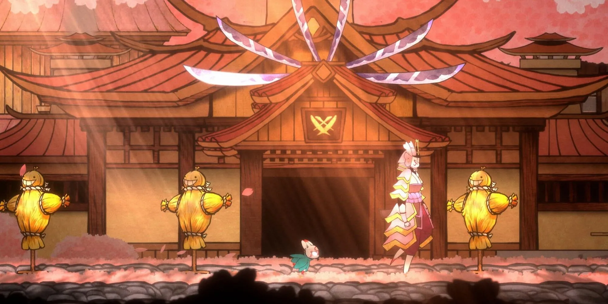 Khu vực huấn luyện trong game Bō: Path of the Teal Lotus