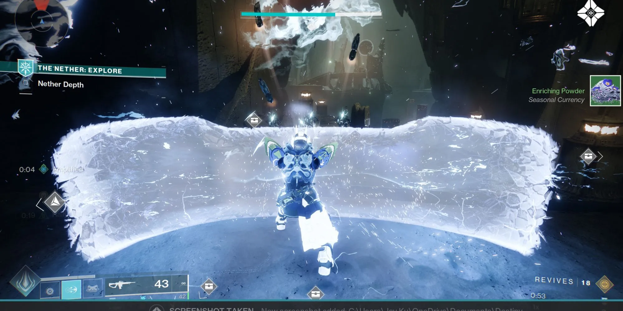 Kỹ năng Thunderclap của Titan Arc kết hợp với build Storm's Keep