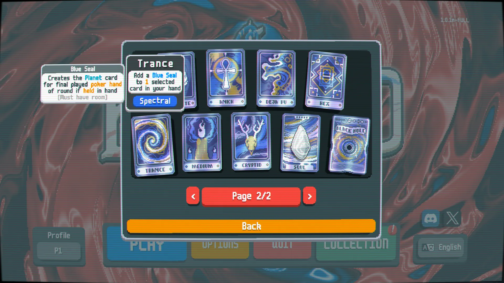 Lá bài Spectral Trance thêm Blue Seal