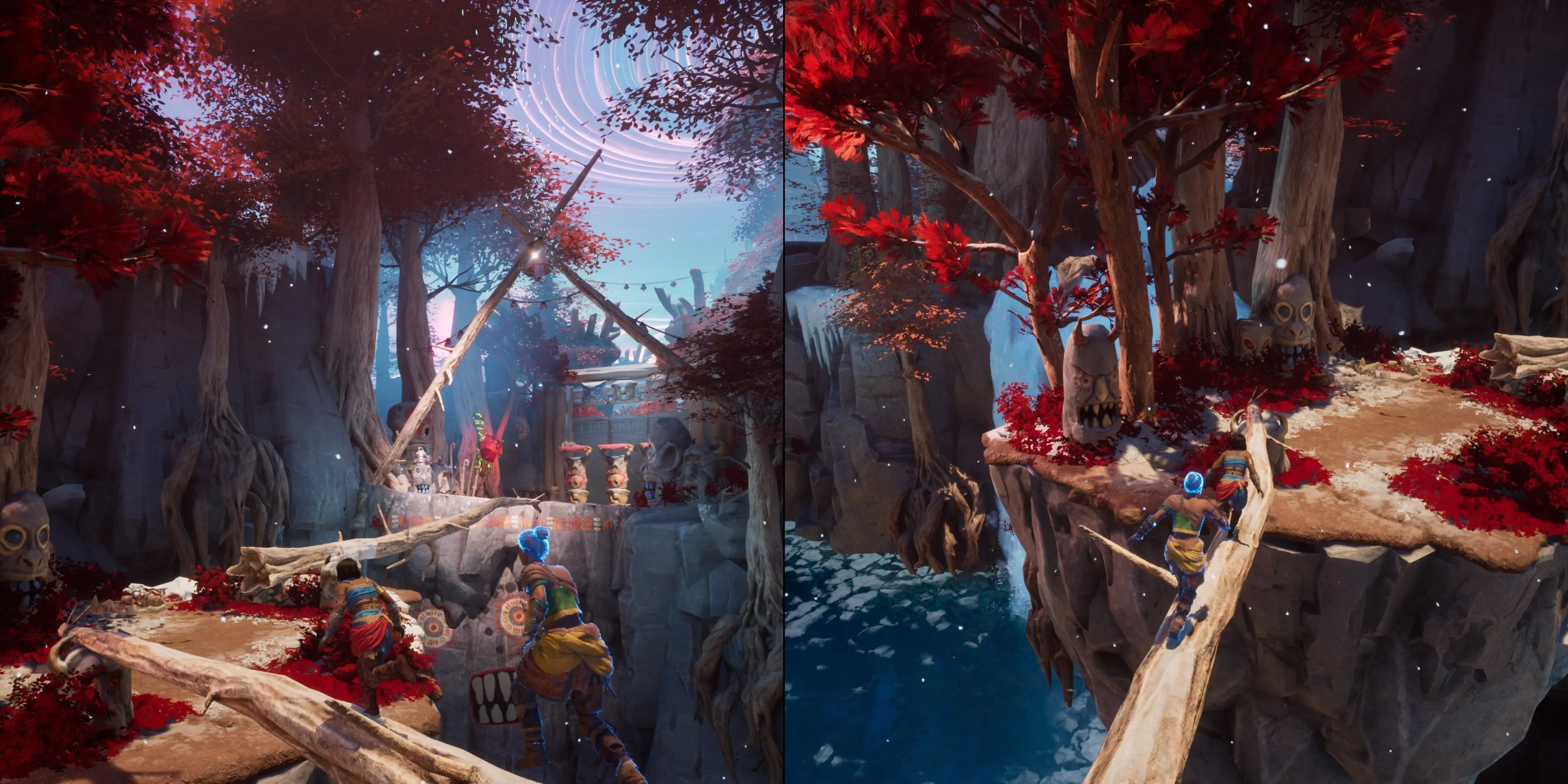 Màn chơi Hopes of Spring với phong cách fantasy và cây cối trong Split Fiction